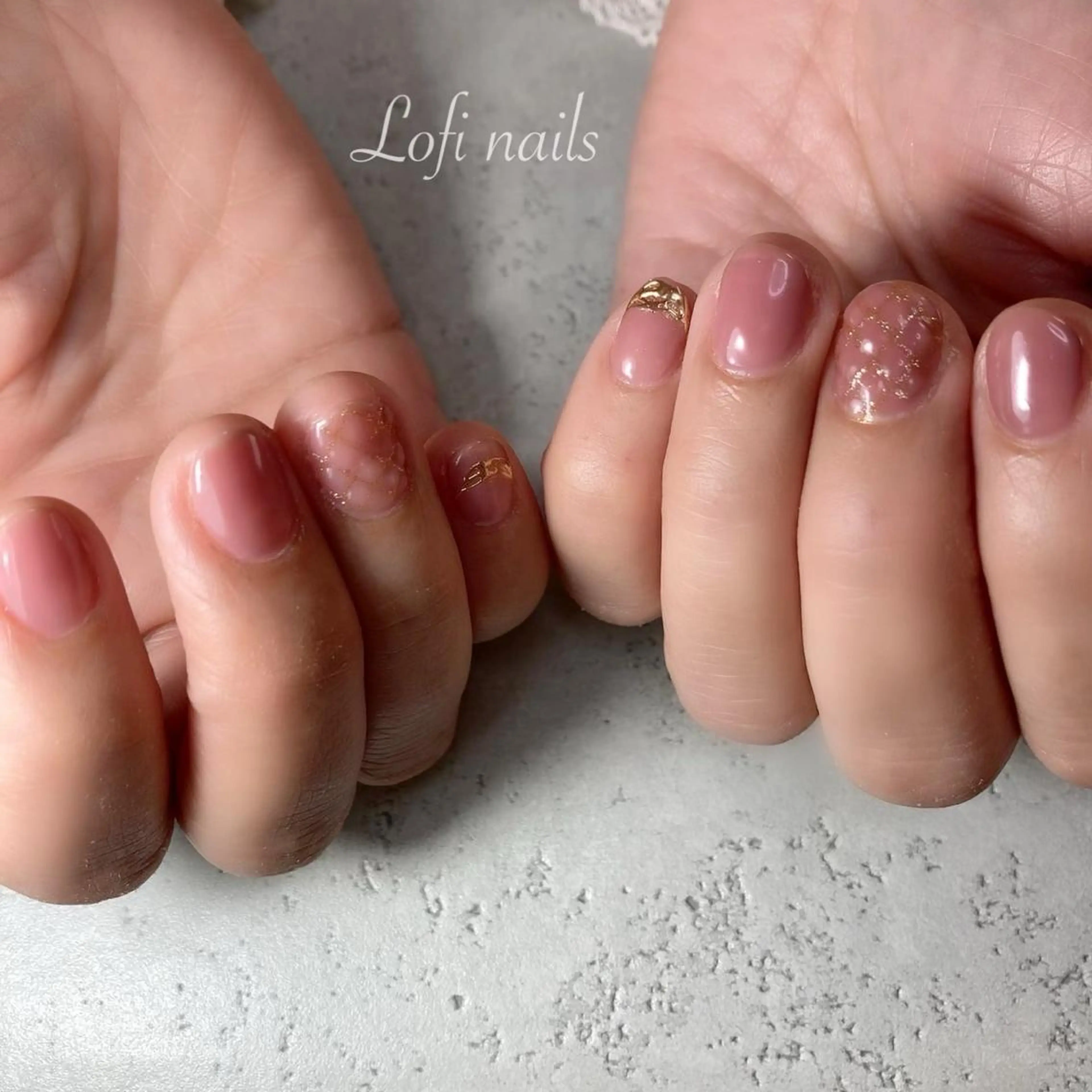 ネイル ミラーネイル Lofi nails ゆきこのネイルデザイン