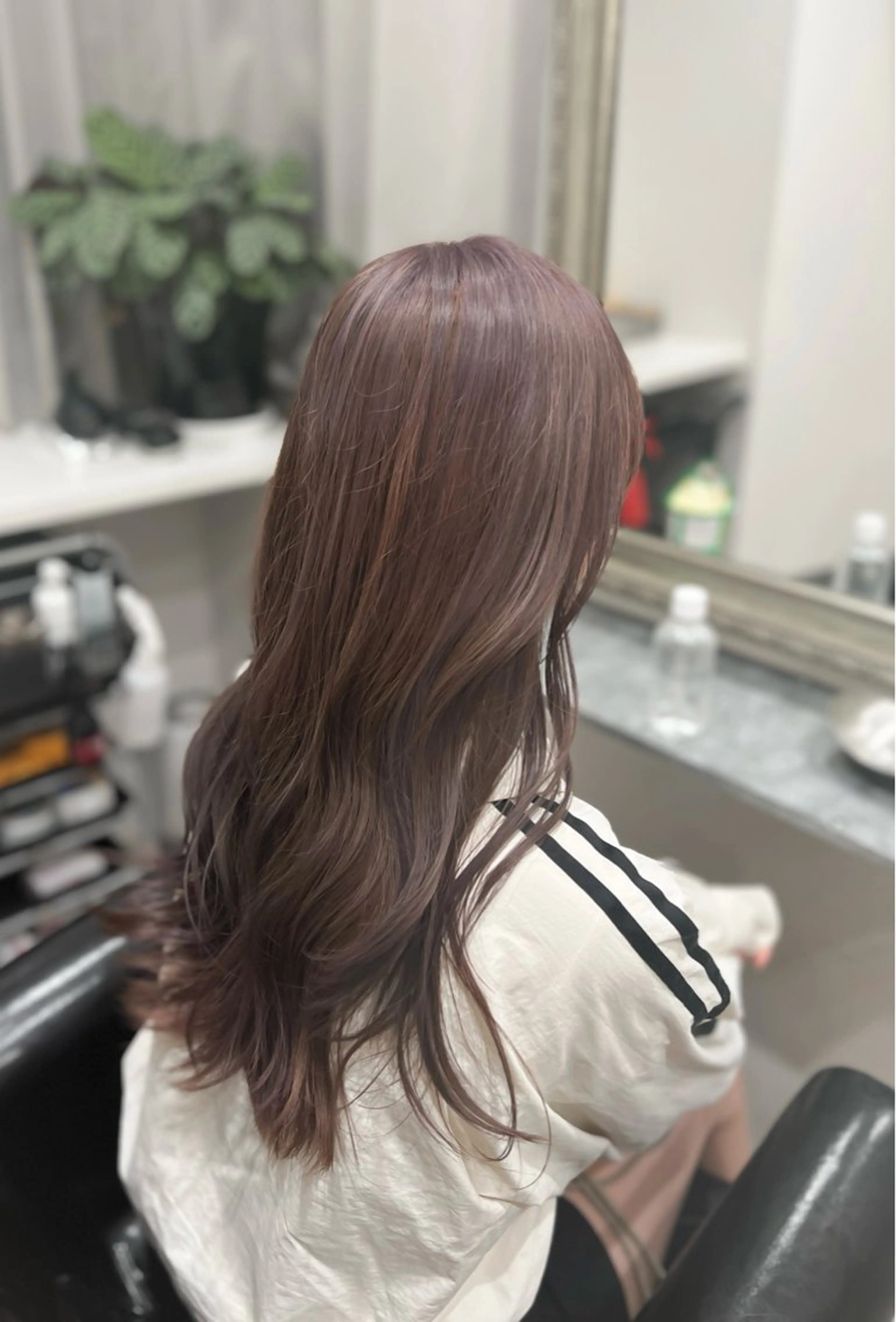 ロング カラー 和夢/メンズカット/ パーマ/ハイトーンのヘアスタイル