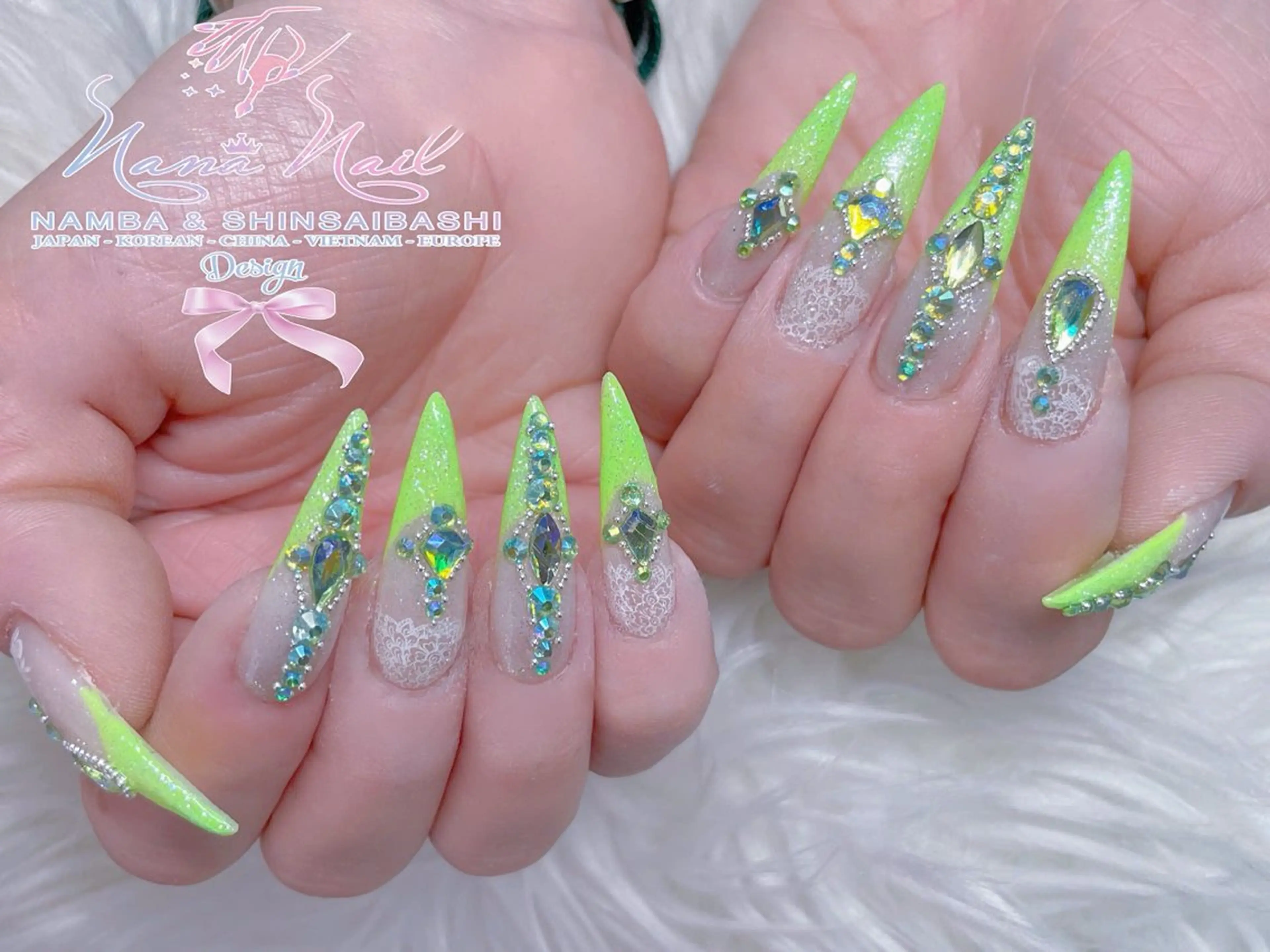 ネイル フットネイル ジェルネイル 持ち込み ネイルチップ ハンドネイル リナネイル 長堀橋店／東心斎橋店のネイルデザイン