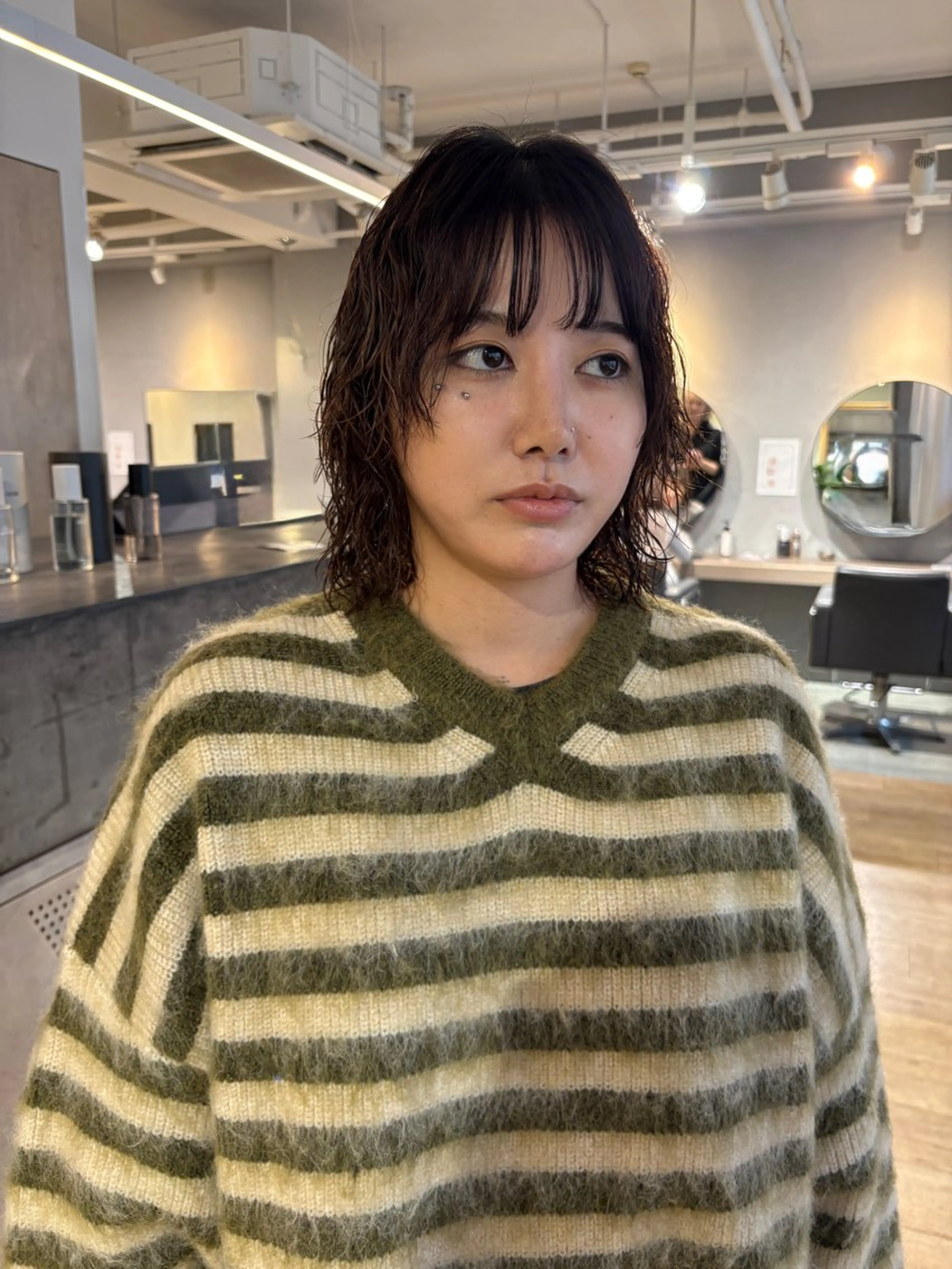 ショート カット パーマ パーマ/ボブ,ロング ヤマシタミウ🌀のヘアスタイル