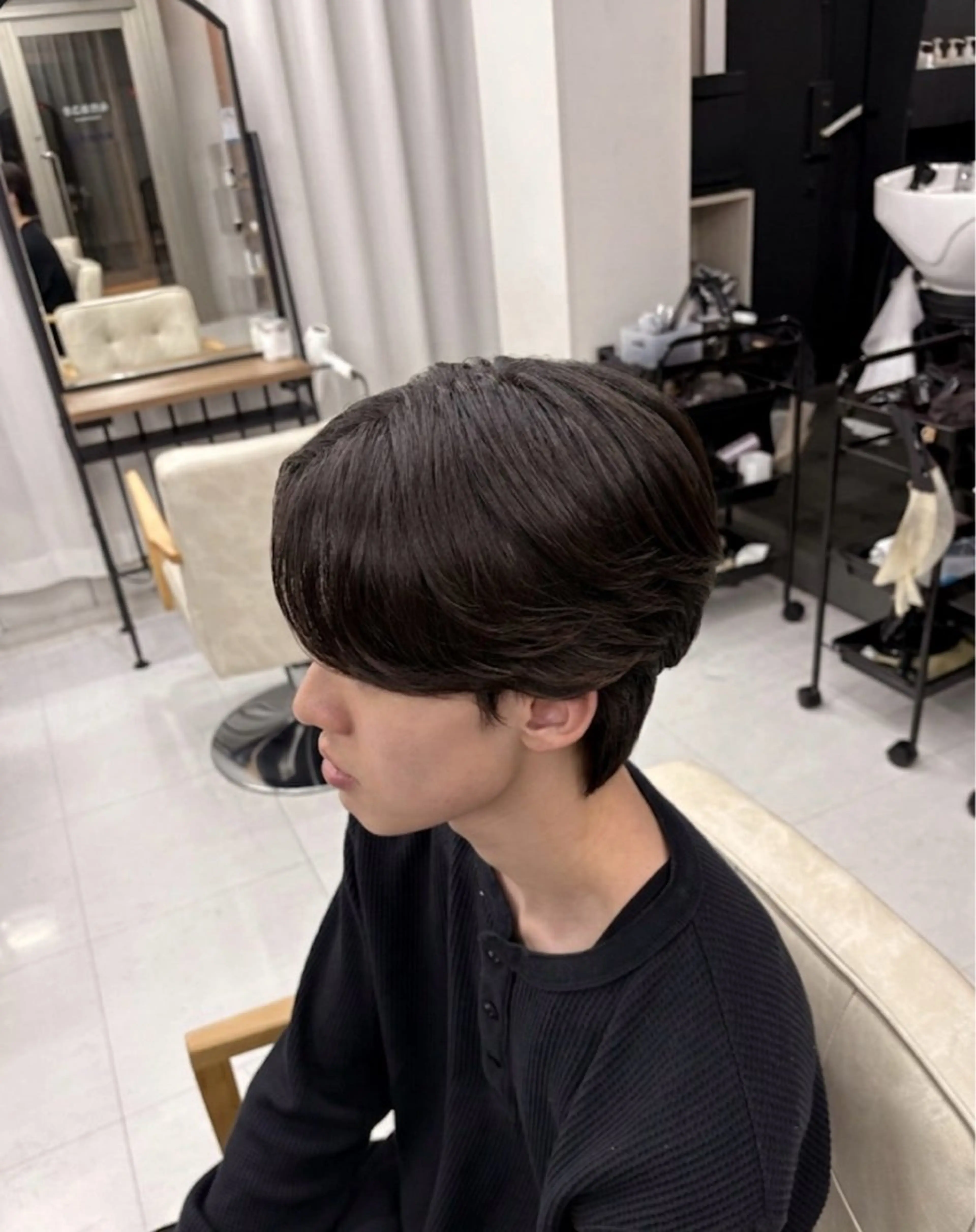 ショート パーマ メンズ 縮毛矯正 カット 縮毛矯正 メンズ/レディース きくた　みずきのヘアスタイル