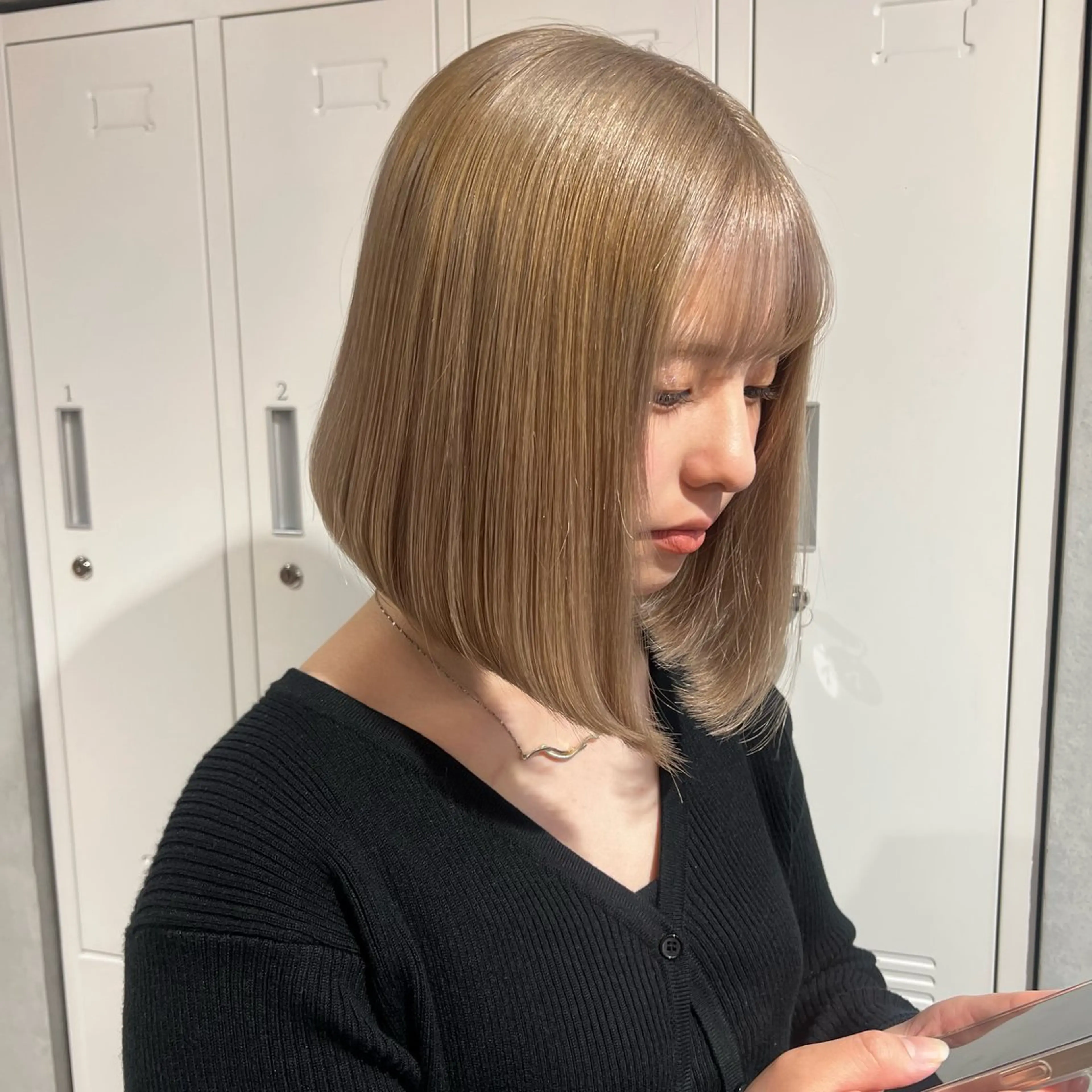 カラー カット ヘアカラー トリートメント 🎀 夏秋🎀のヘアスタイル