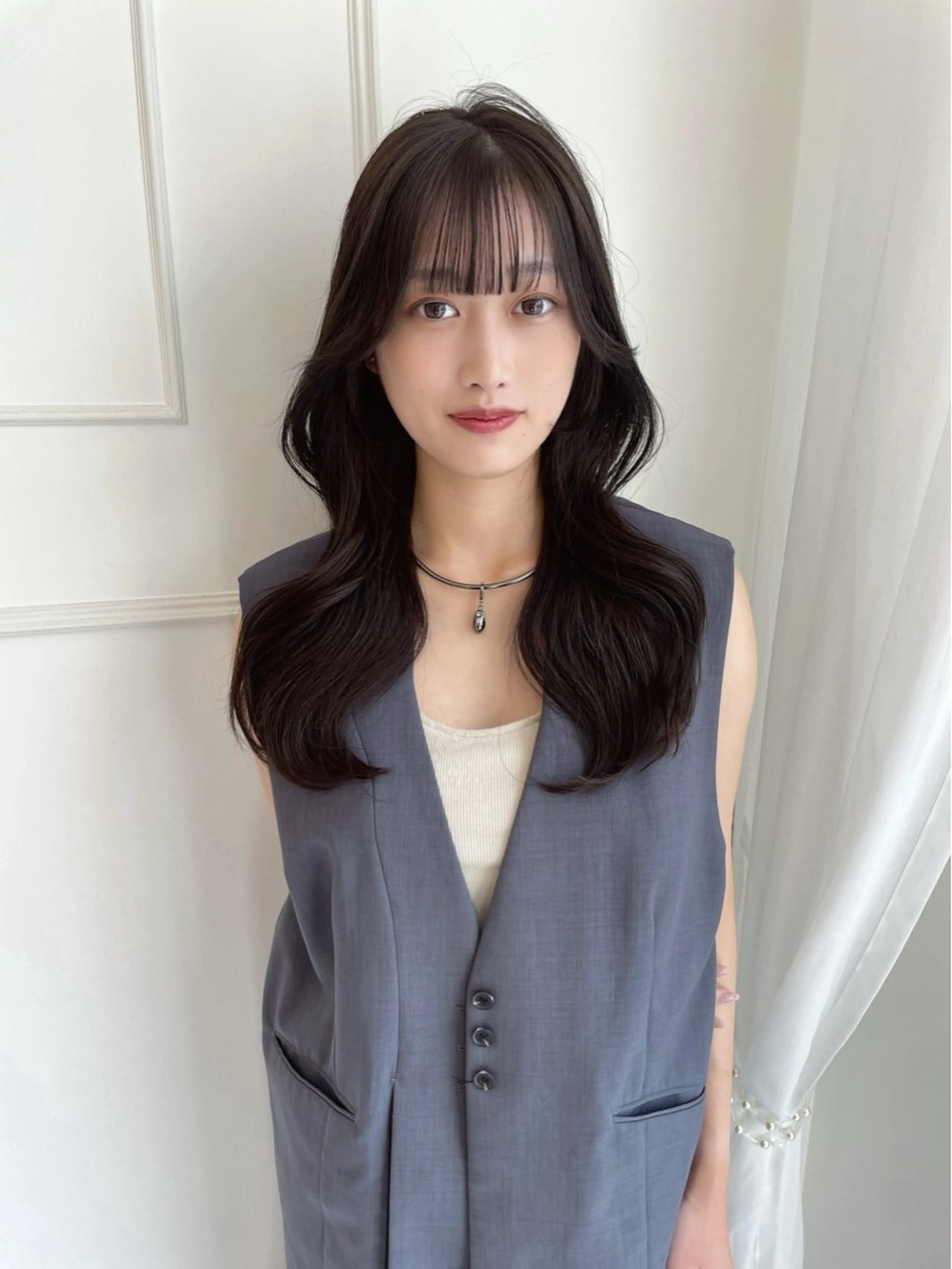 ロング カラー カット ヘアカラー ♡ParveMix NANO♡のヘアスタイル