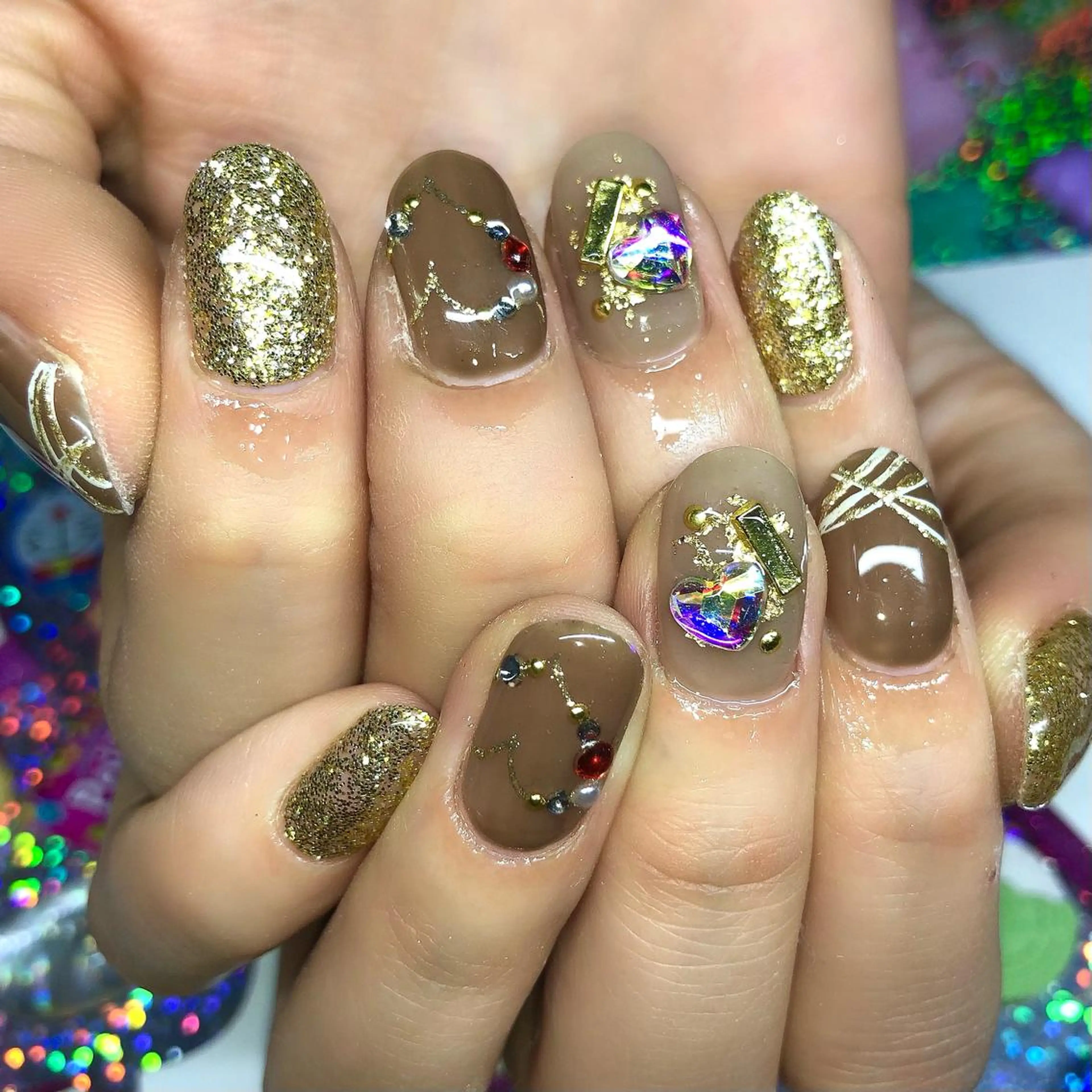 ネイル 持ち込み バレンタイン ハンドネイル 【Yappy🌈】 💖P-tanaのネイルデザイン