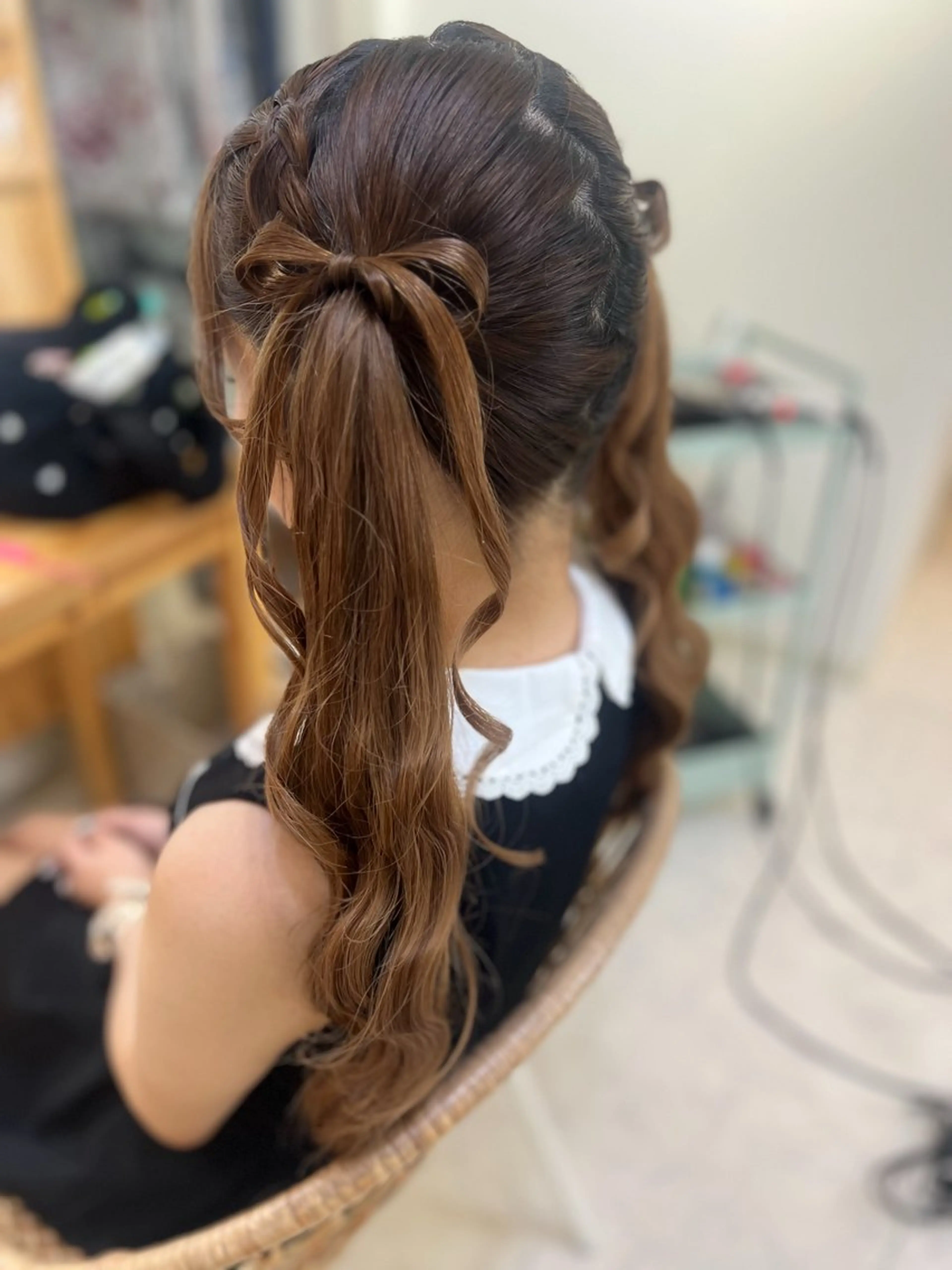 ロング ツインテール ヘアセット/金山 佐野 妃都美のヘアスタイル