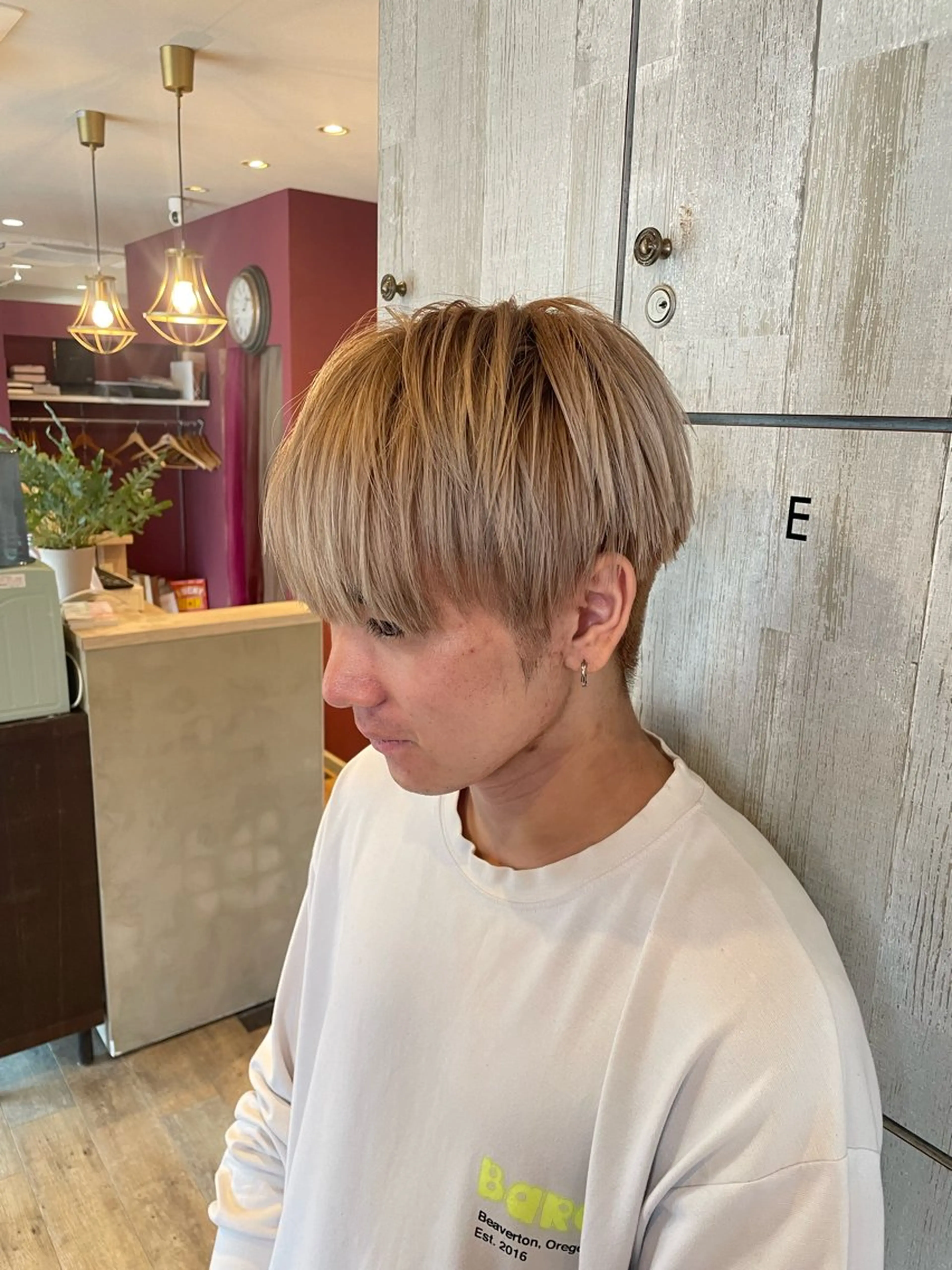 カラー メンズ なつき/ 艶カラー/縮毛矯正のヘアスタイル