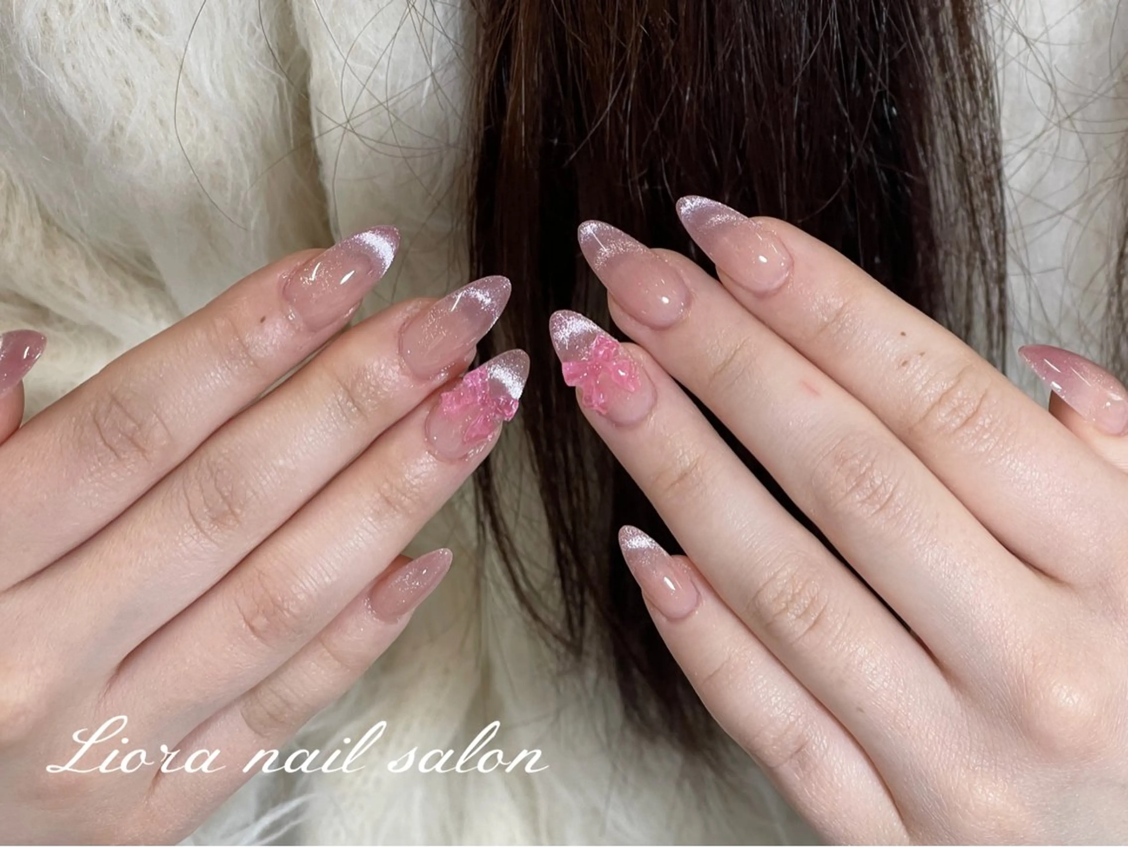 ネイル チークネイル フットネイル フレンチネイル ジェルネイル ガーリー ハンドネイル Liora nail スカルプ専門店のネイルデザイン