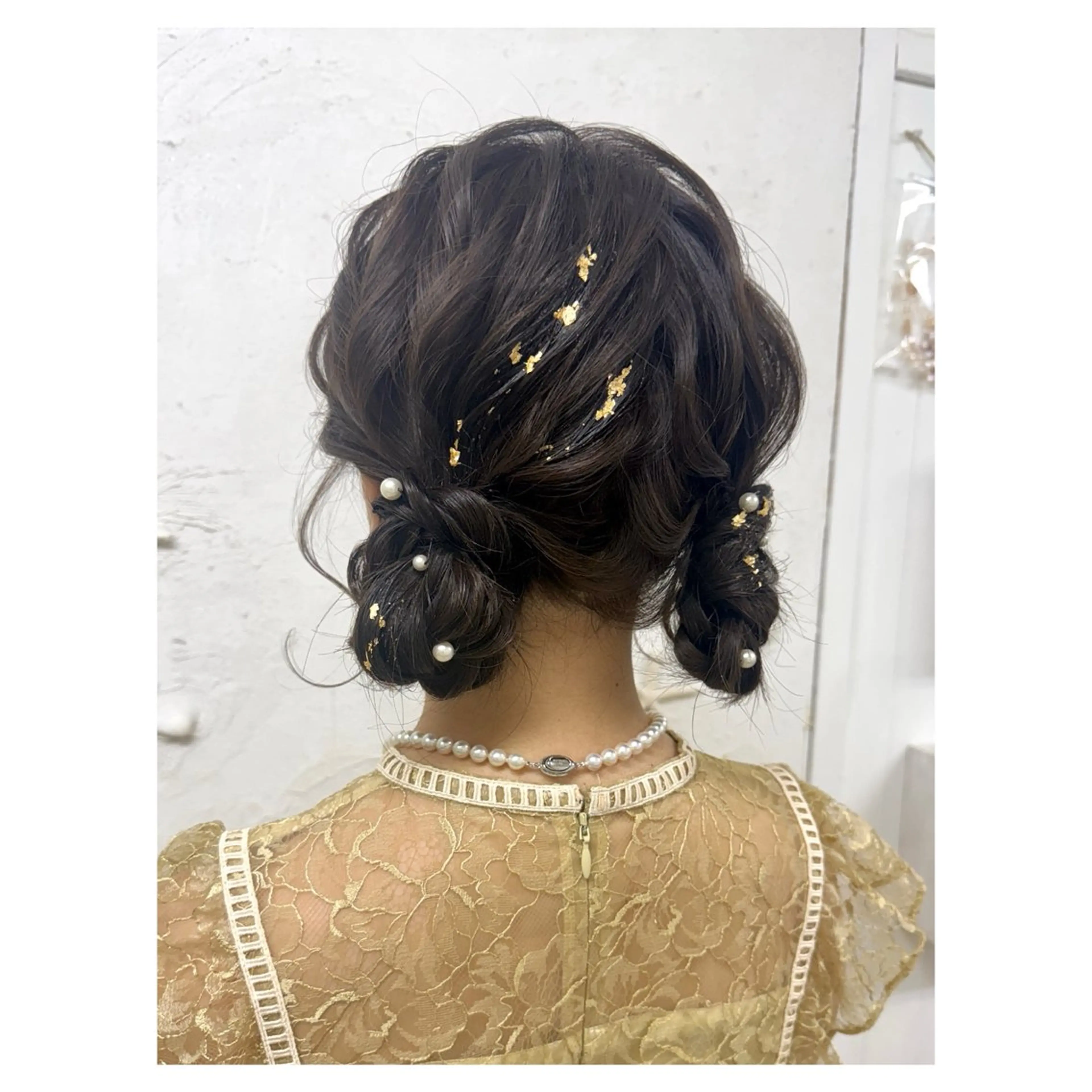 ヘアアレンジ お団子ヘア ヘアセット ヘアセット/六本木/ Tomomiのヘアスタイル