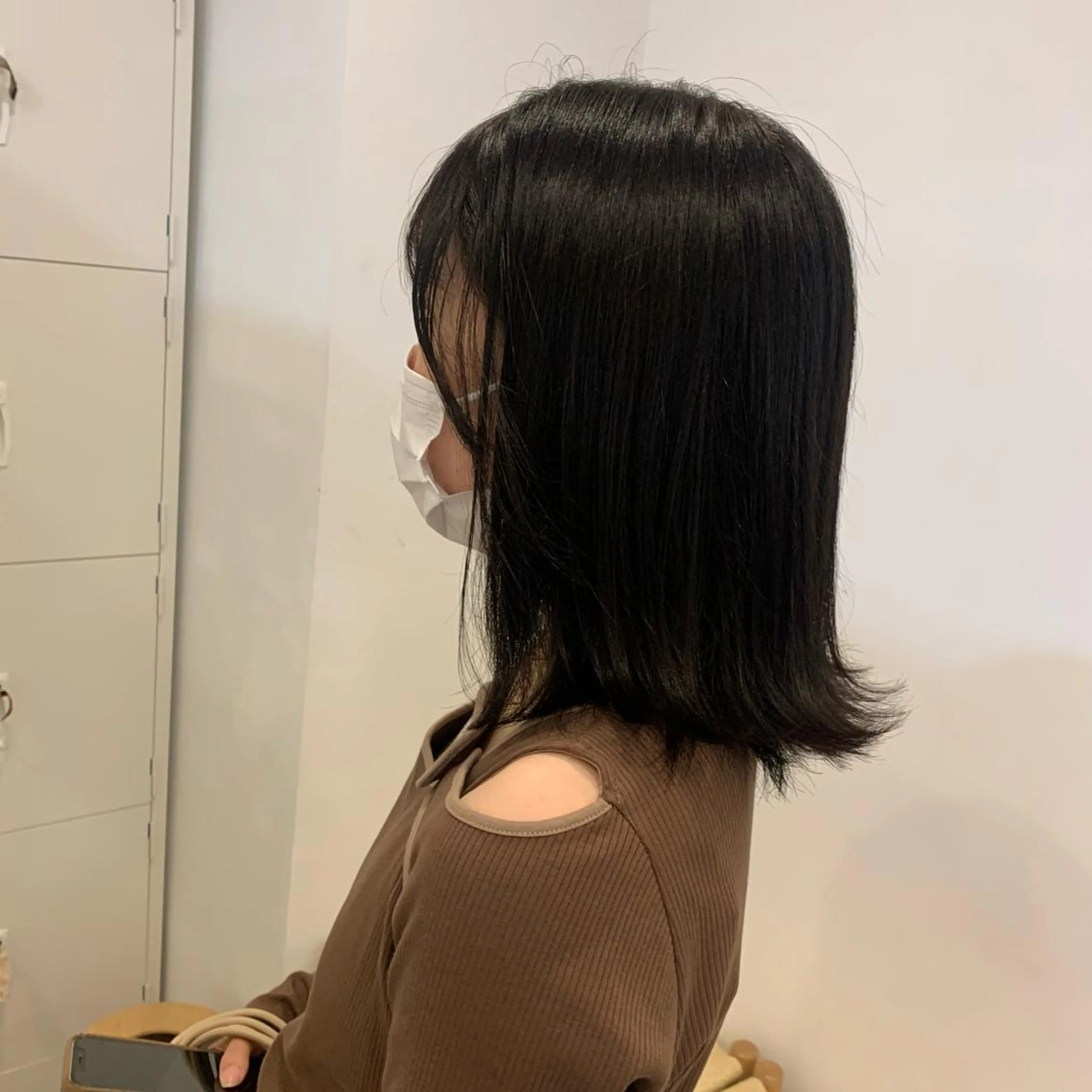 カラー ブラウンカラー オリーブ/ ナカミネアキナのヘアスタイル