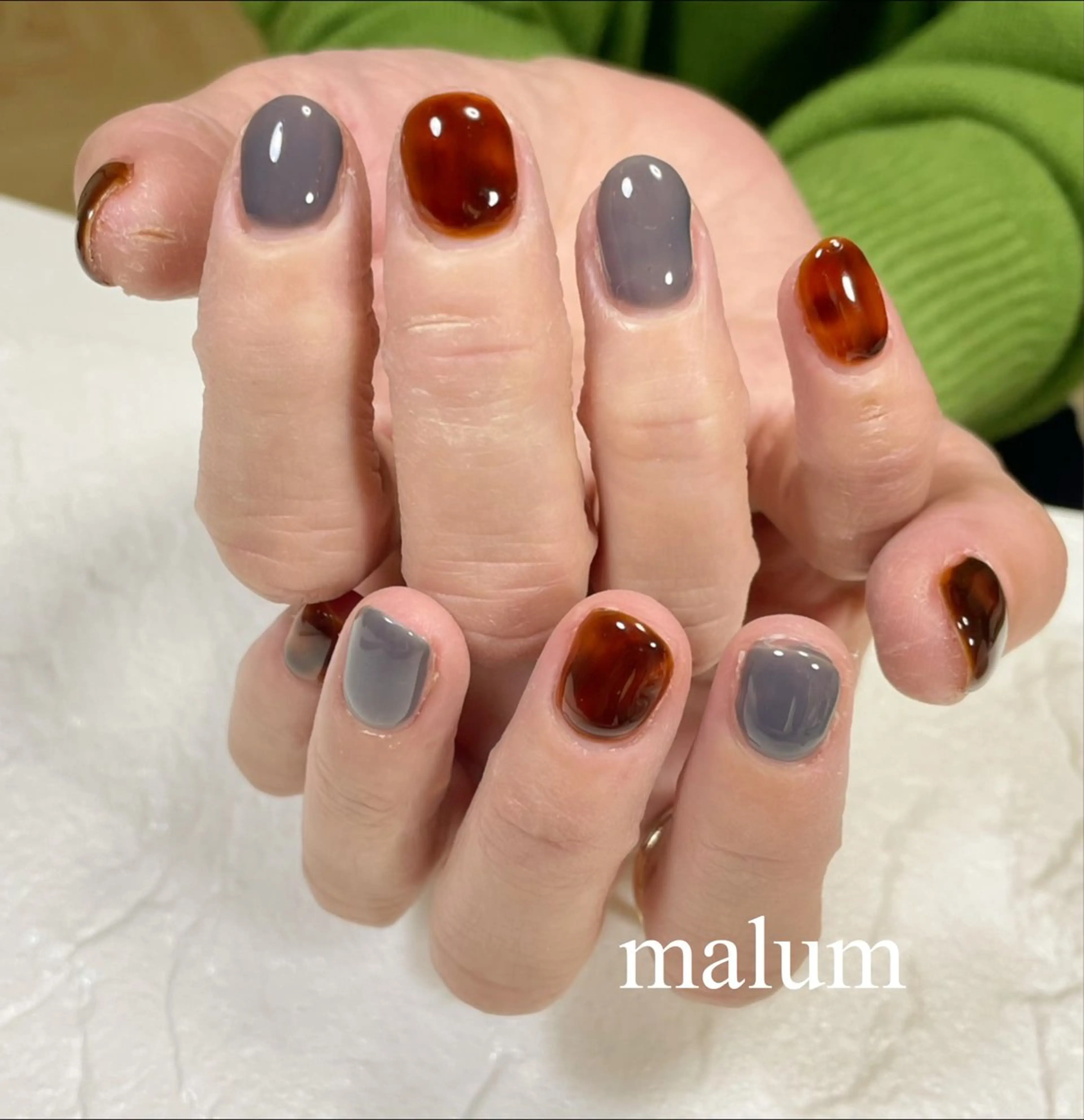 ネイル ハンドネイル malum nailのネイルデザイン