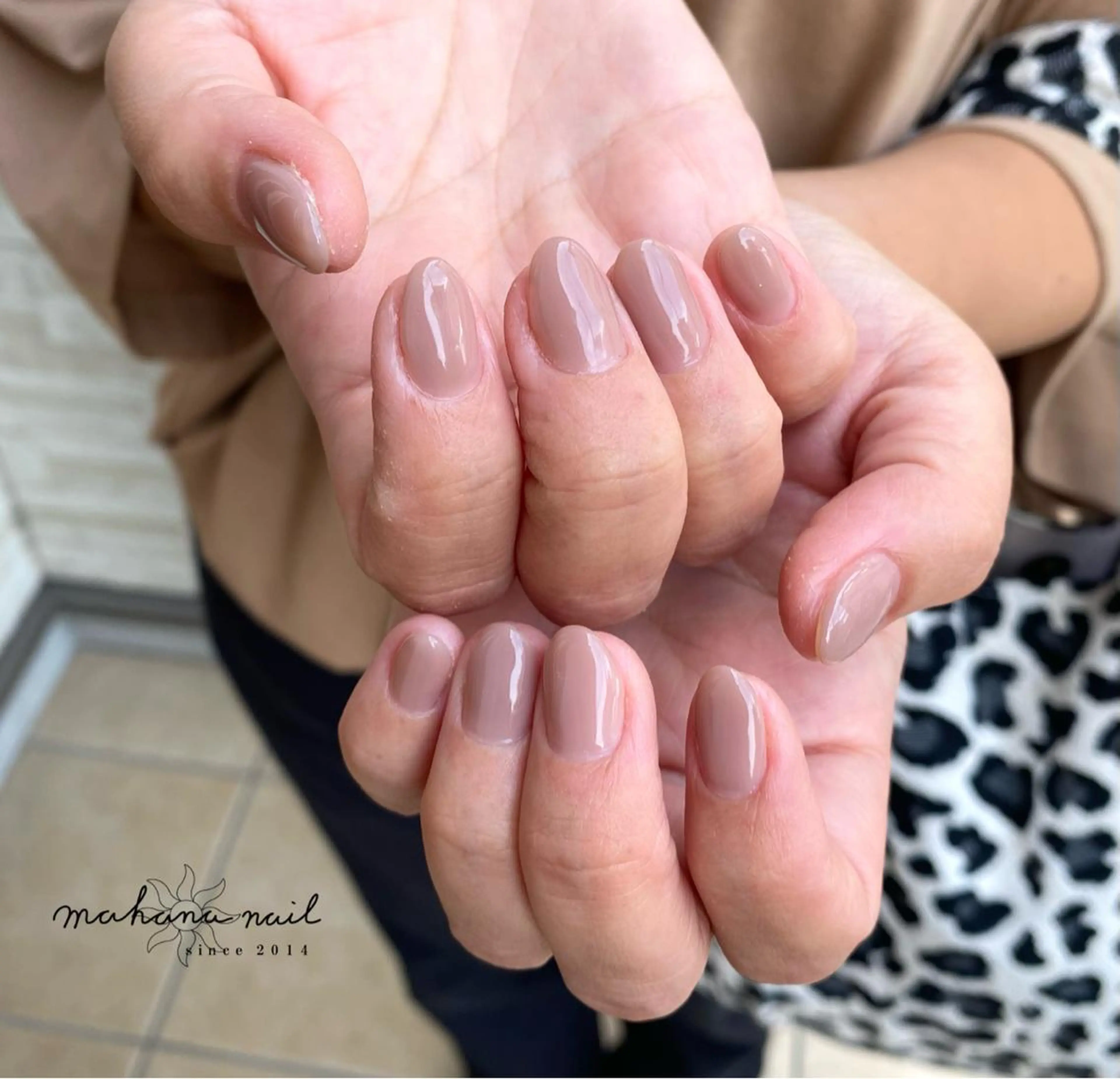 ネイル ワンカラーネイル mahana nailのネイルデザイン