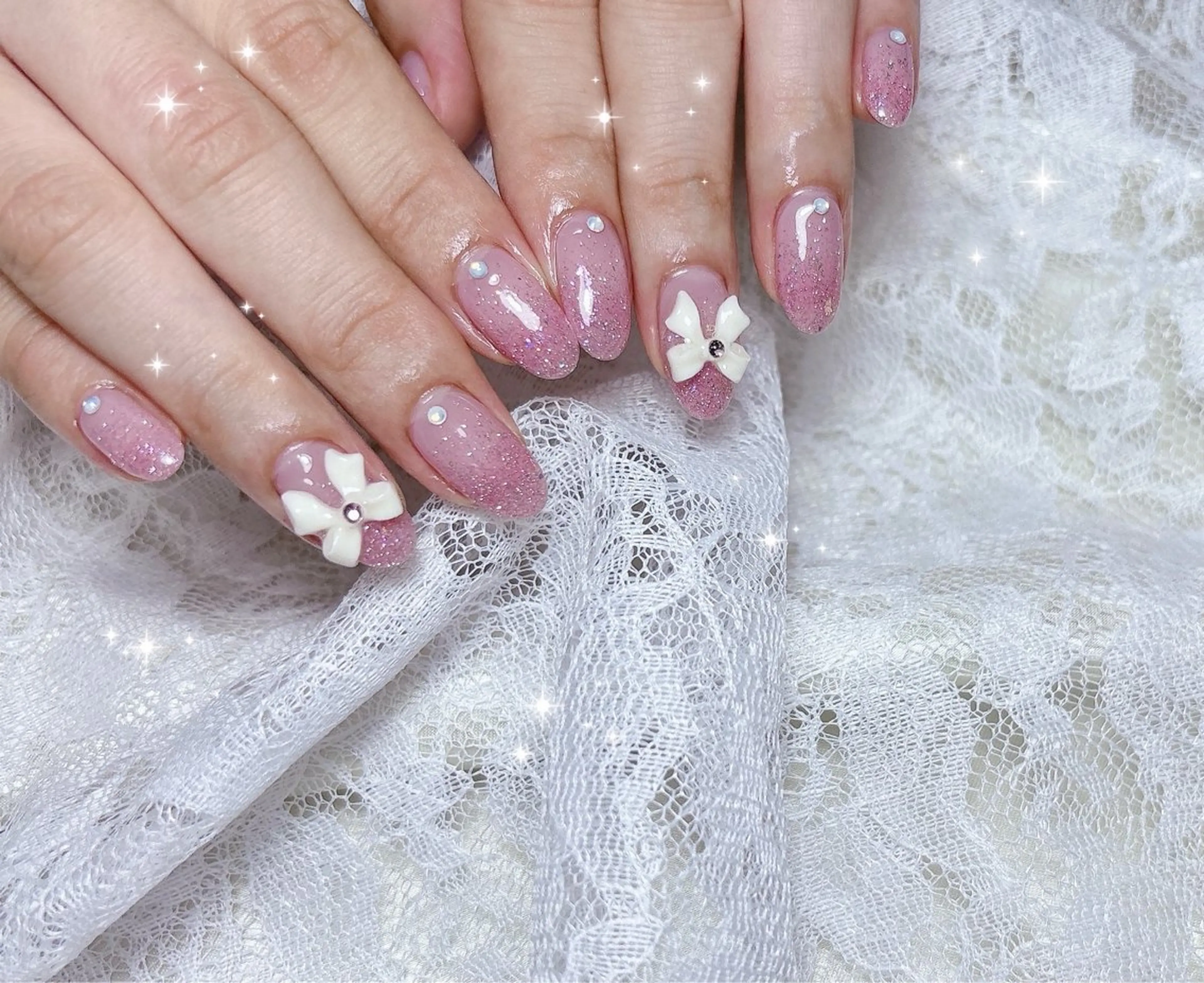 ネイル フラッシュネイル グラデーション ハンドネイル FLARE NAIL フレアネイルのネイルデザイン