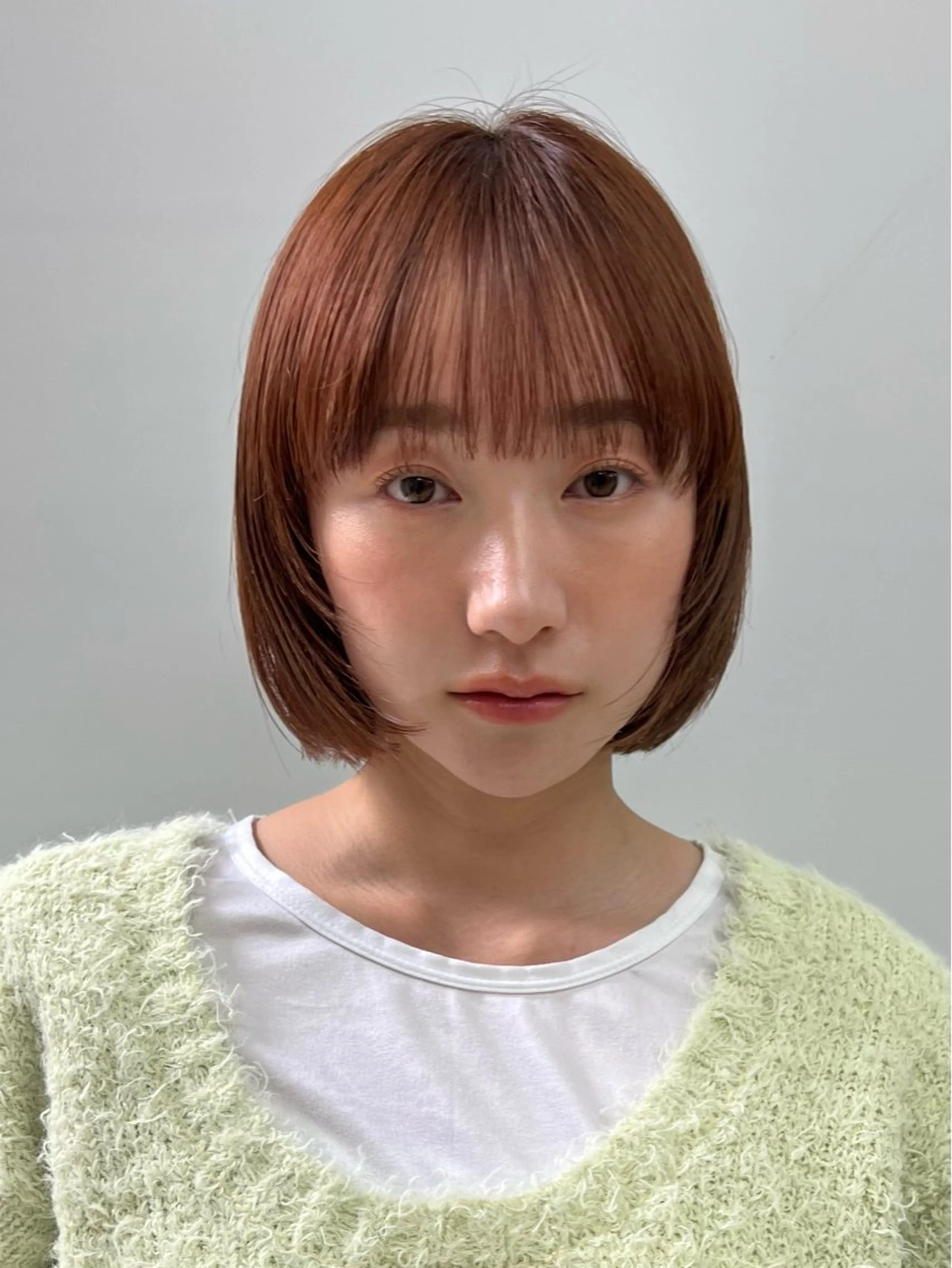 ミディアム ボブ mee.所属・ボブ/メンズショート /あづき⭐️のヘアスタイル