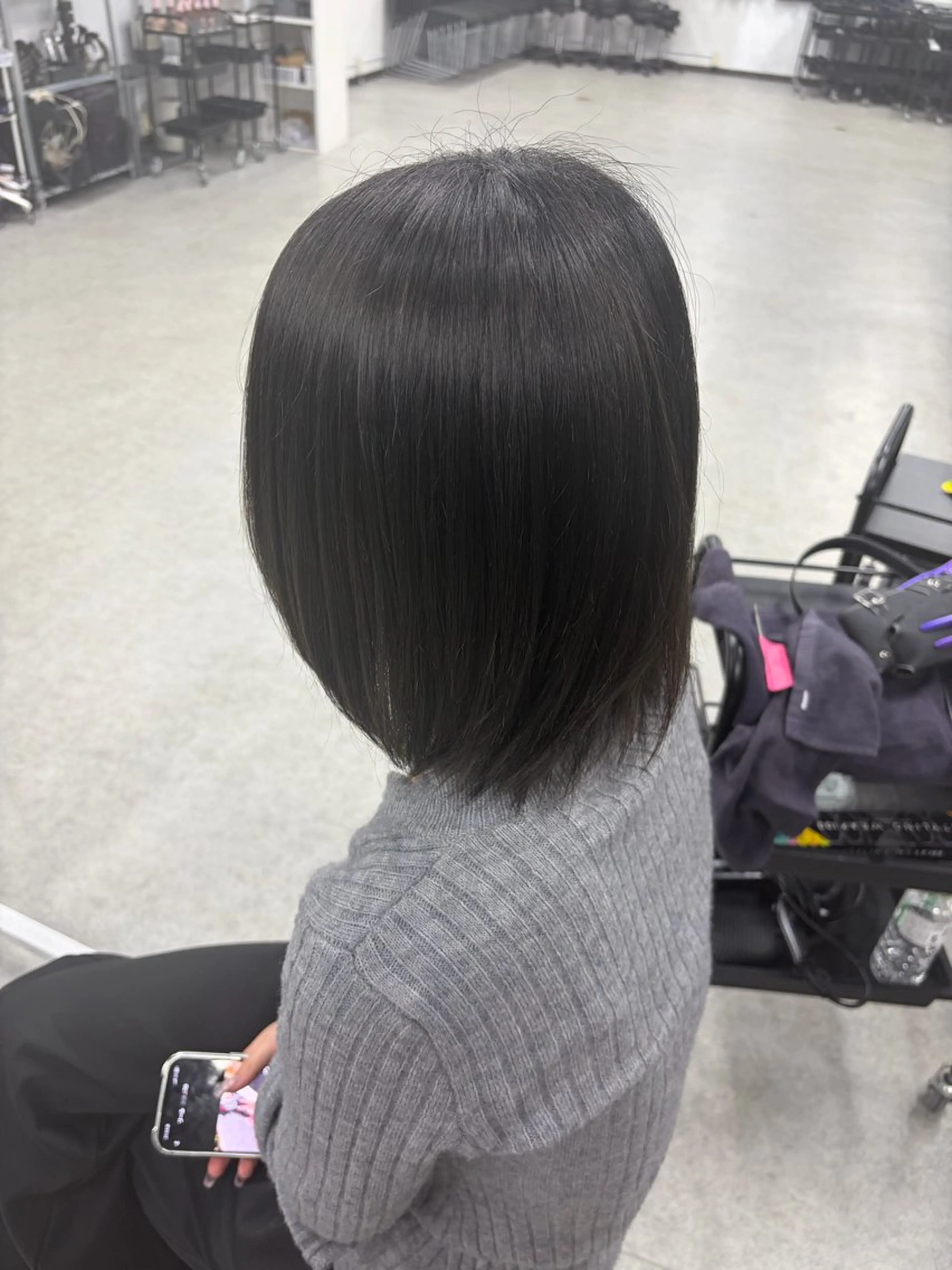 ミディアム カラー 透明感カラー 髪質改善 トリートメント ヘアカラー 韓国風カラー🌟赤み なし🌟GAKUTOのヘアスタイル