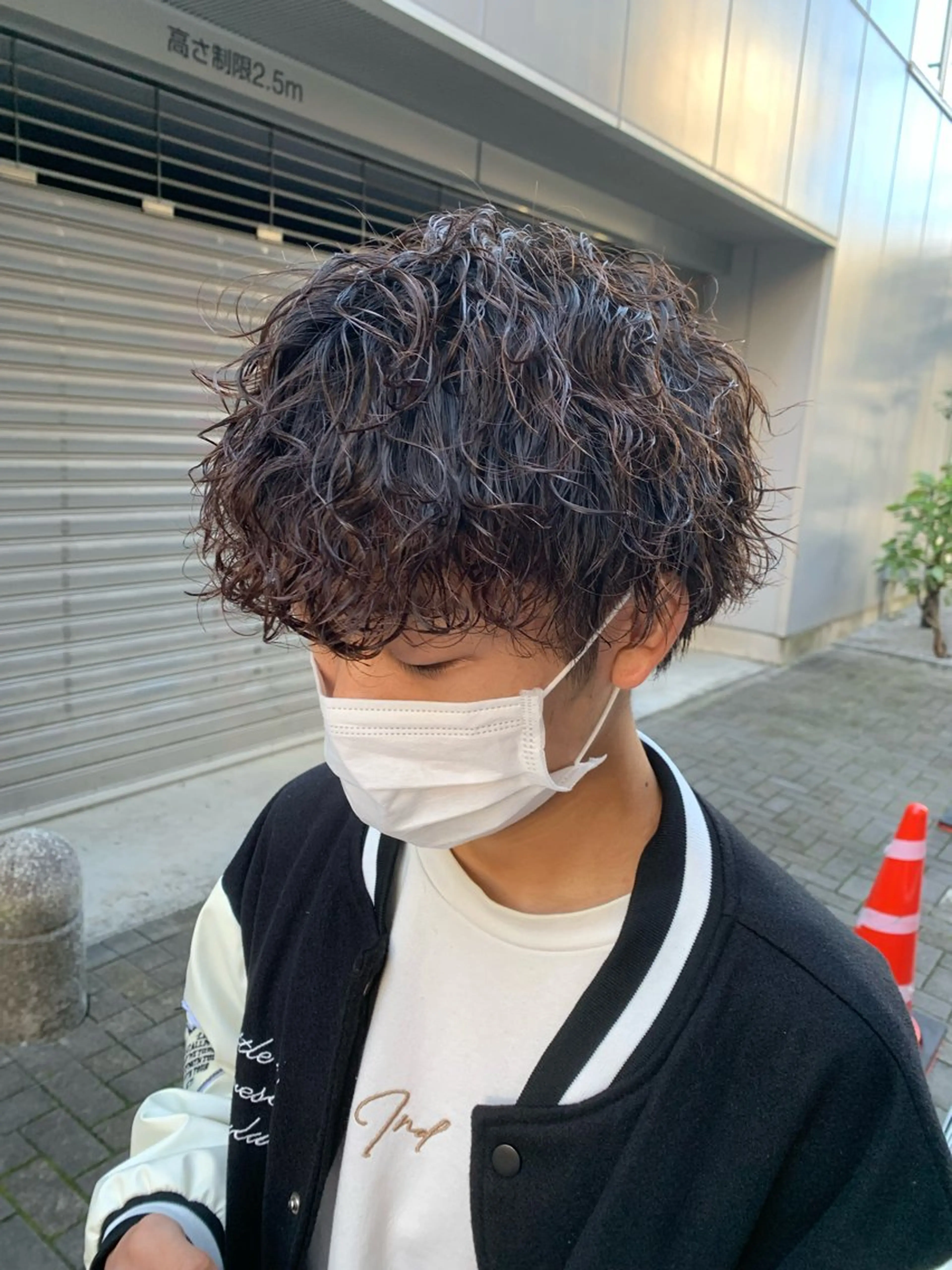 パーマ メンズ カット パーマ トリートメント ヘアセット シャドウパーマ/ メンズ/KENTAのヘアスタイル