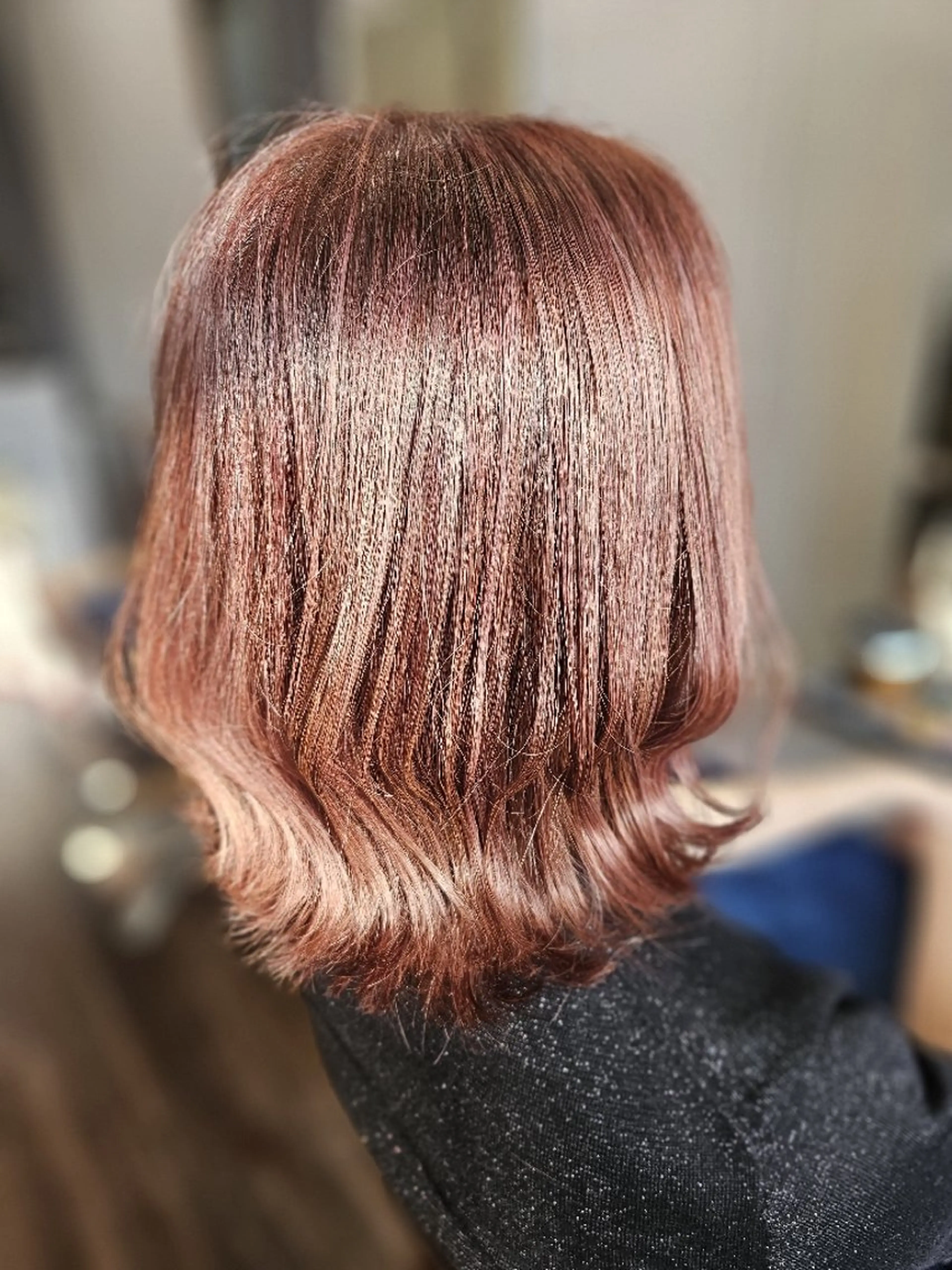 ミディアム カラー ベージュカラー ハイライトカラー ピンクカラー ピンクベージュ ハイライト カット ヘアカラー トリートメント terra✂️川嶋 大輔のヘアスタイル