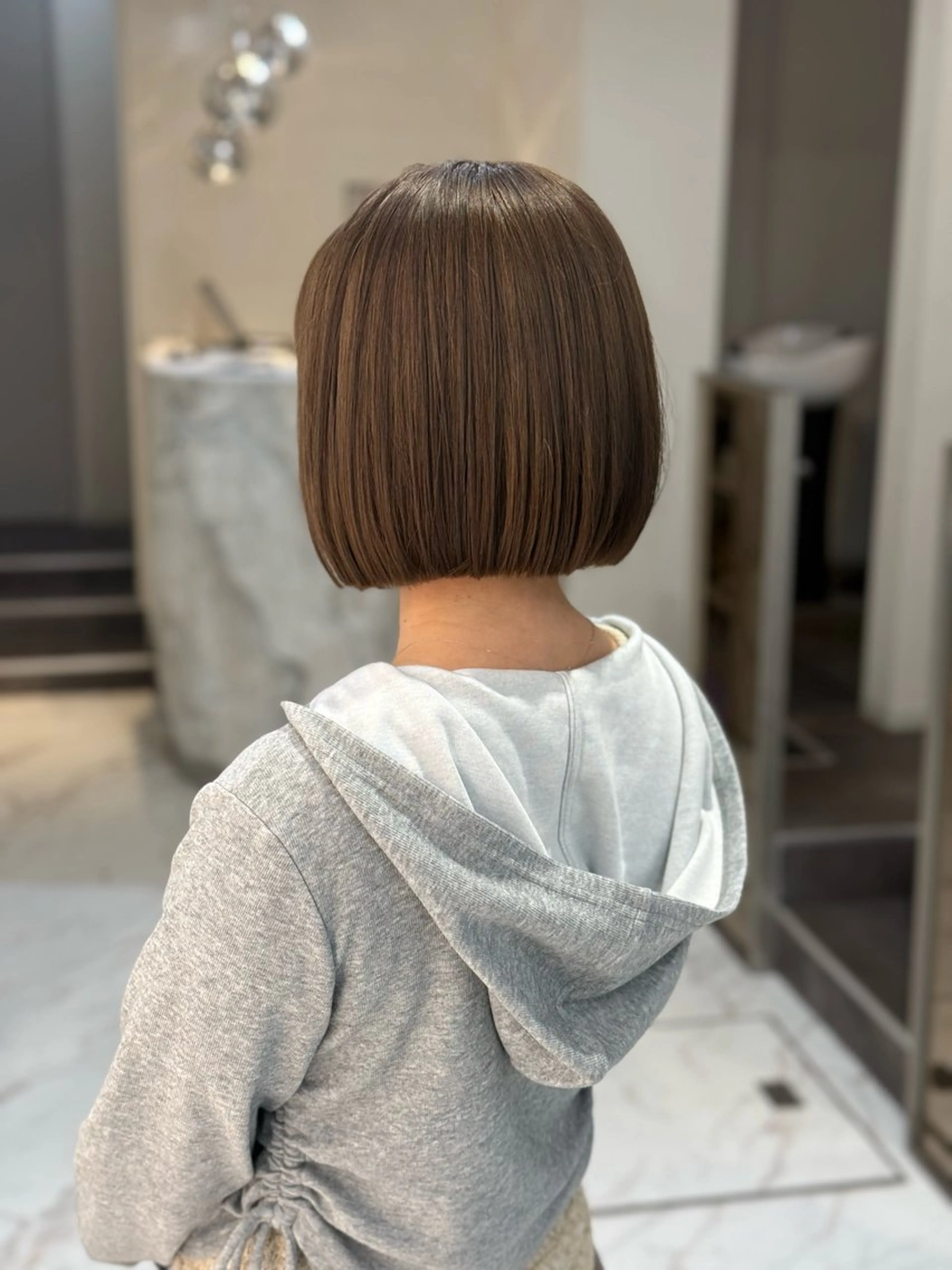 ショート カット ヘアカラー 実子 /透明感カラーのヘアスタイル