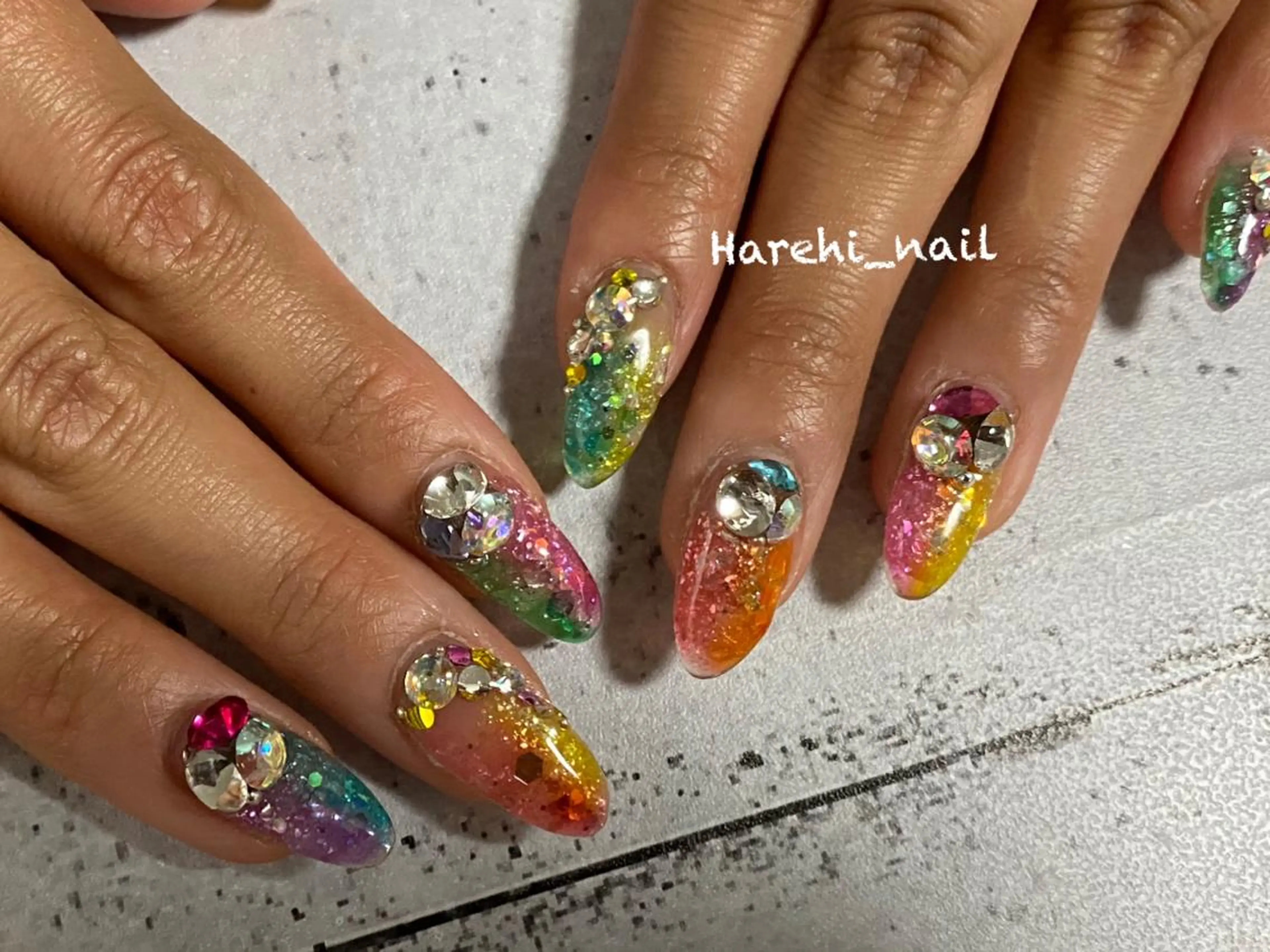 ネイル ハンドネイル Harehi_ nailのネイルデザイン