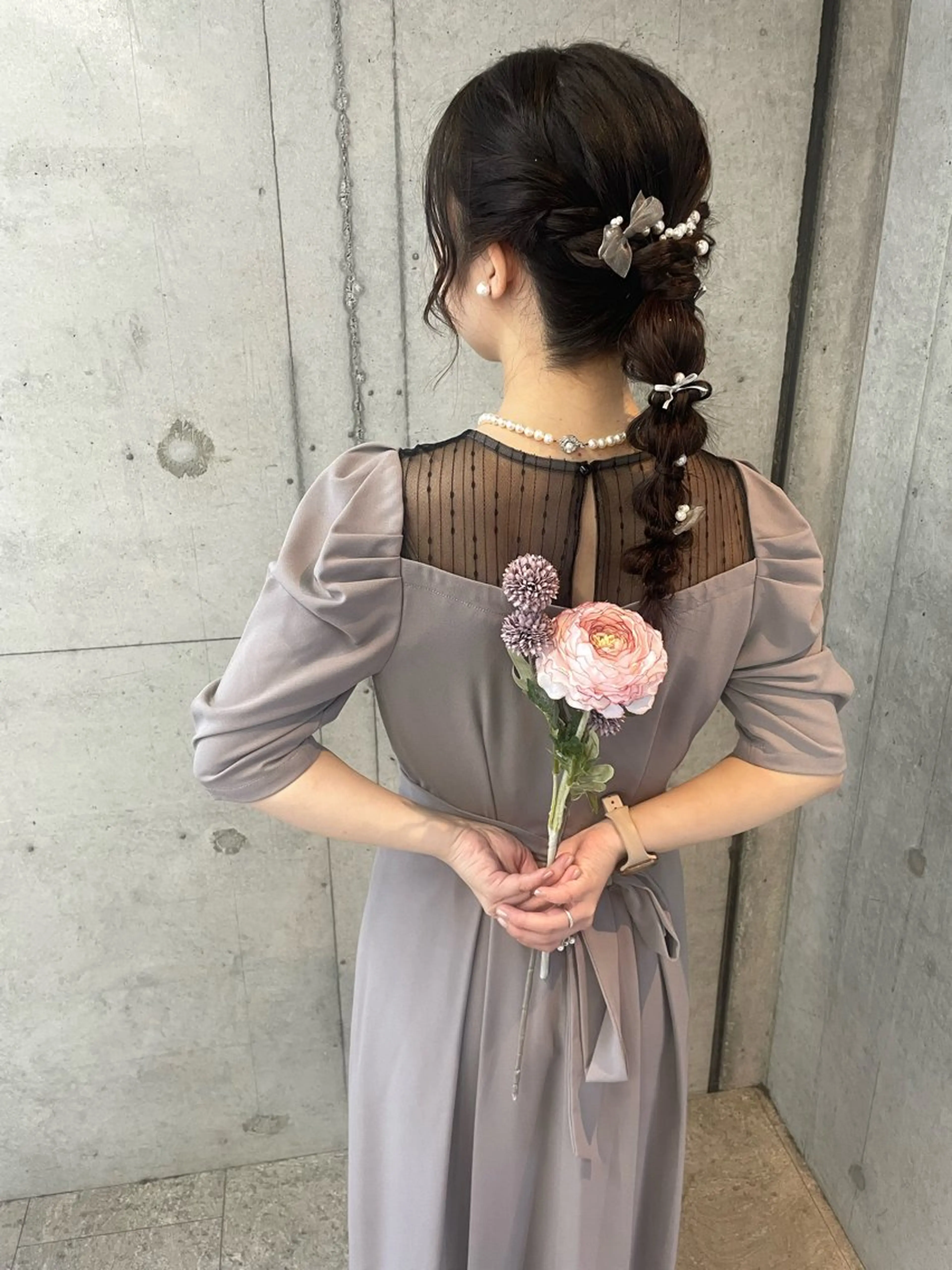 ヘアアレンジ 髪飾り ヘアセット 美髪× ヘアセット✨Araiのヘアスタイル