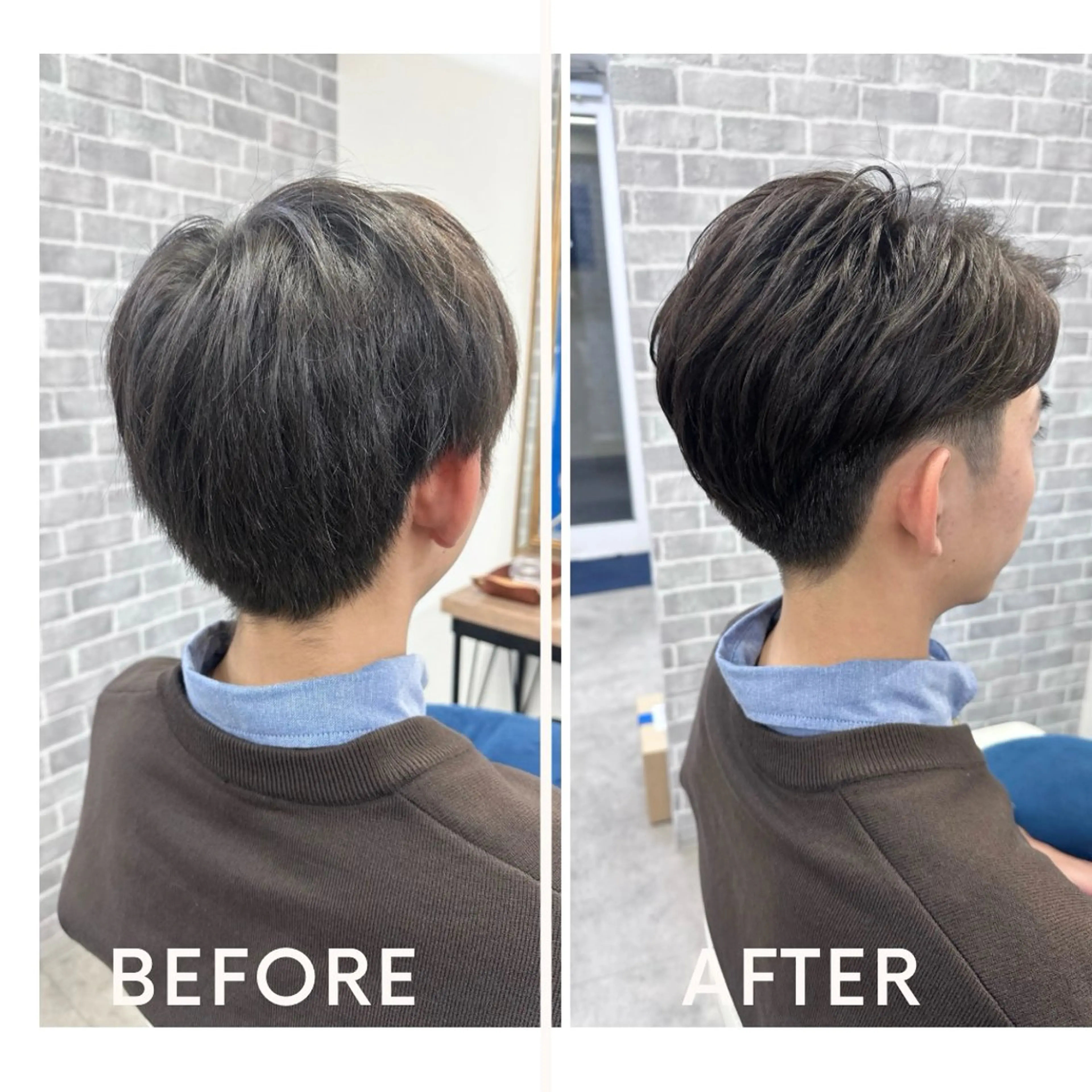 パーマ メンズ メンズパーマ ボブ カット パーマ トリートメント Noyヨシモト ヒロトのヘアスタイル