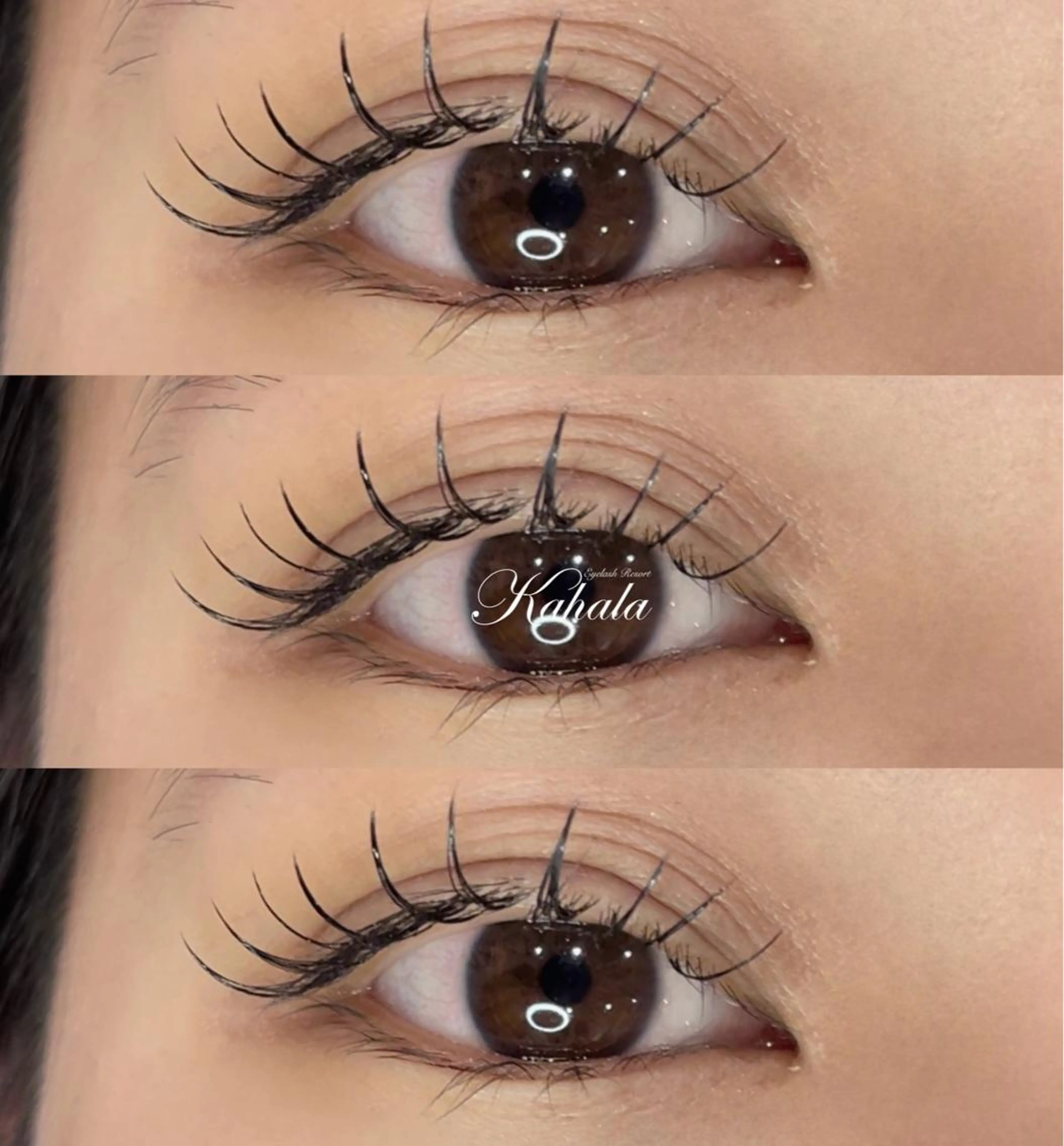 マツエク・マツパ 束感まつ毛 Kahala kのマツエク・マツパデザイン