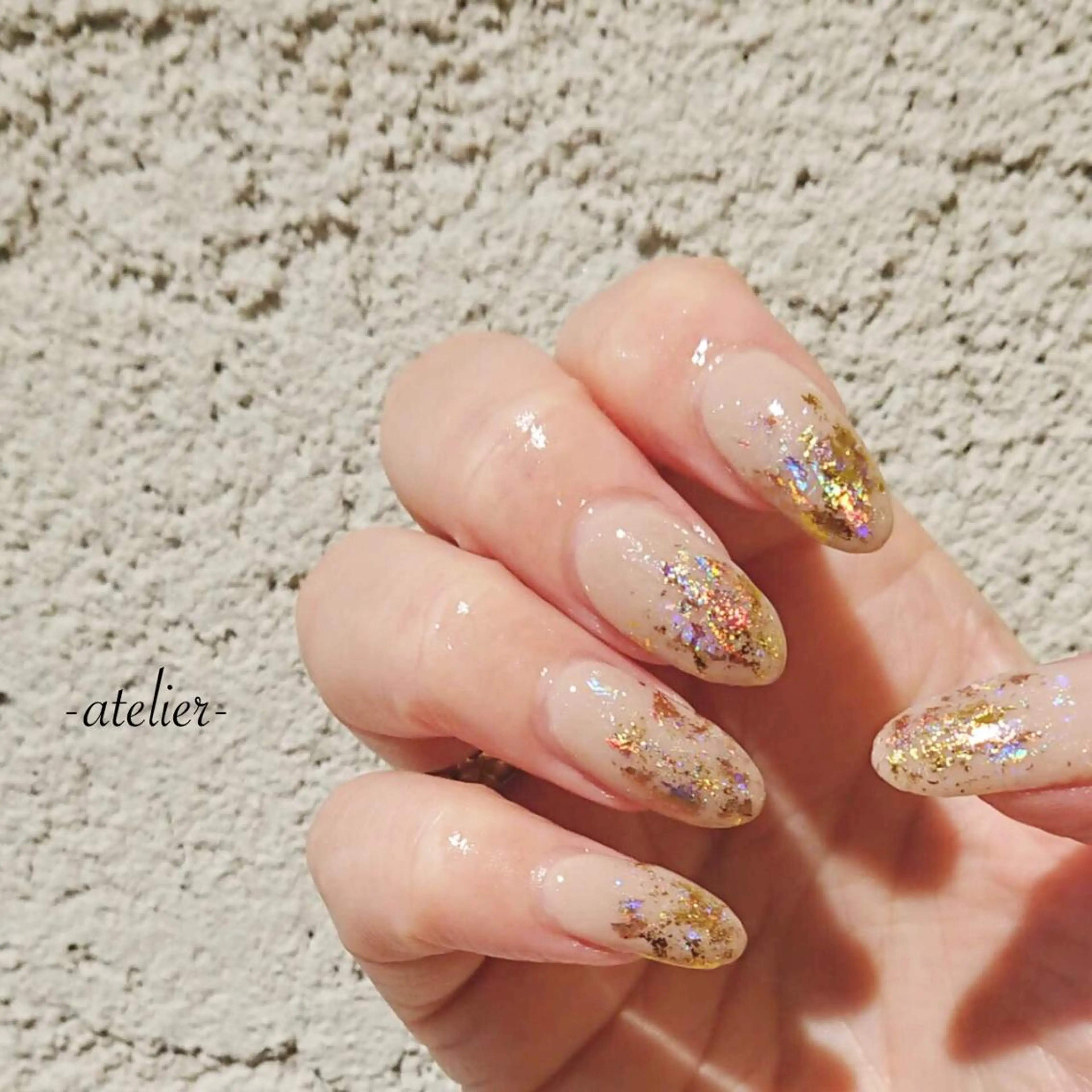 ネイル アートネイル ニュアンスネイル シンプルネイル atelier -02tsuboのネイルデザイン