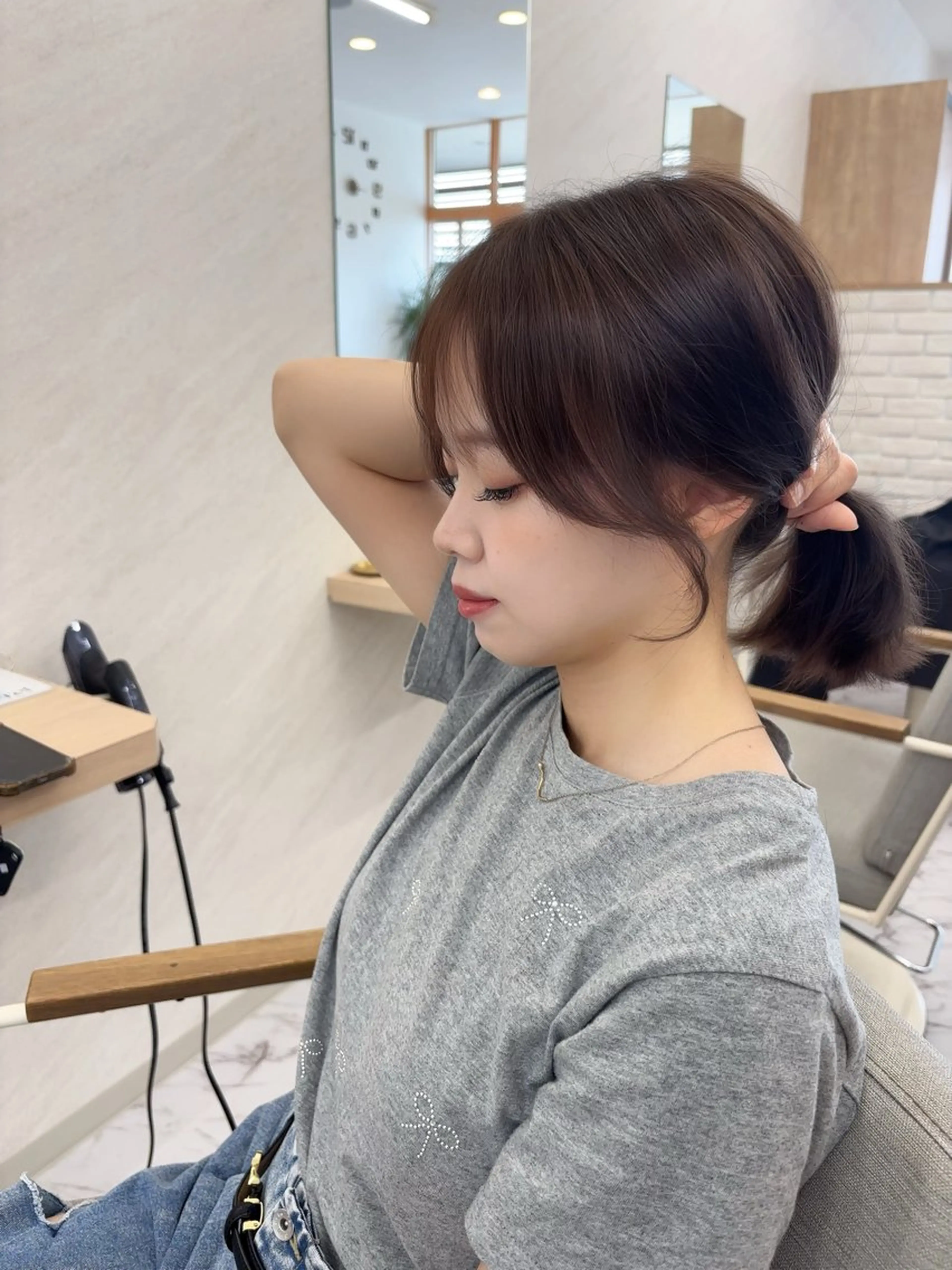 ミディアム トリートメント 成瀬 千佳のヘアスタイル