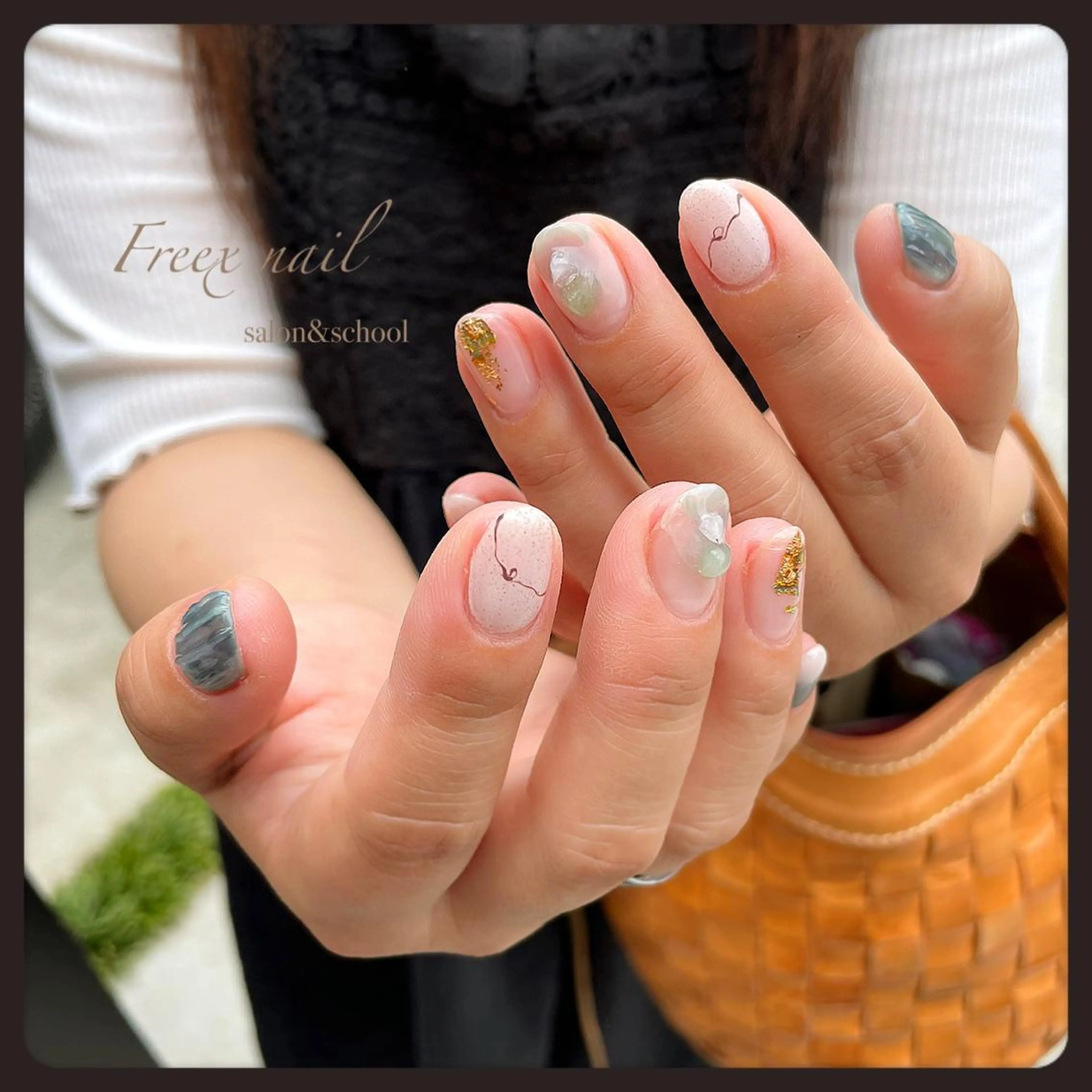 ネイル ニュアンスネイル ハンドネイル ハンドケア freex nail /ニュアンス/個性派のネイルデザイン