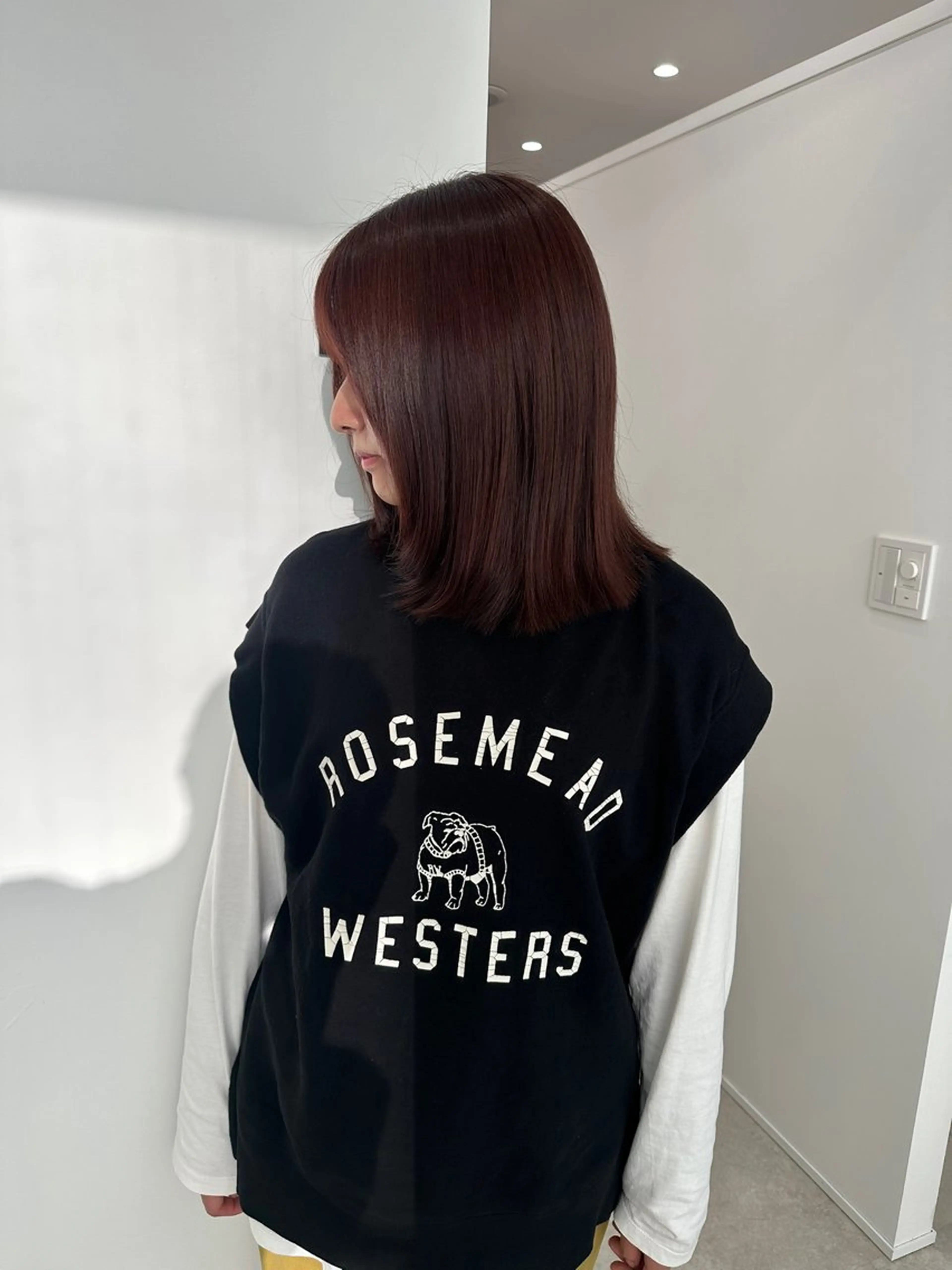 ミディアム カラー カット ヘアカラー トリートメント レイヤー/ナチュラル 💐nao.のヘアスタイル