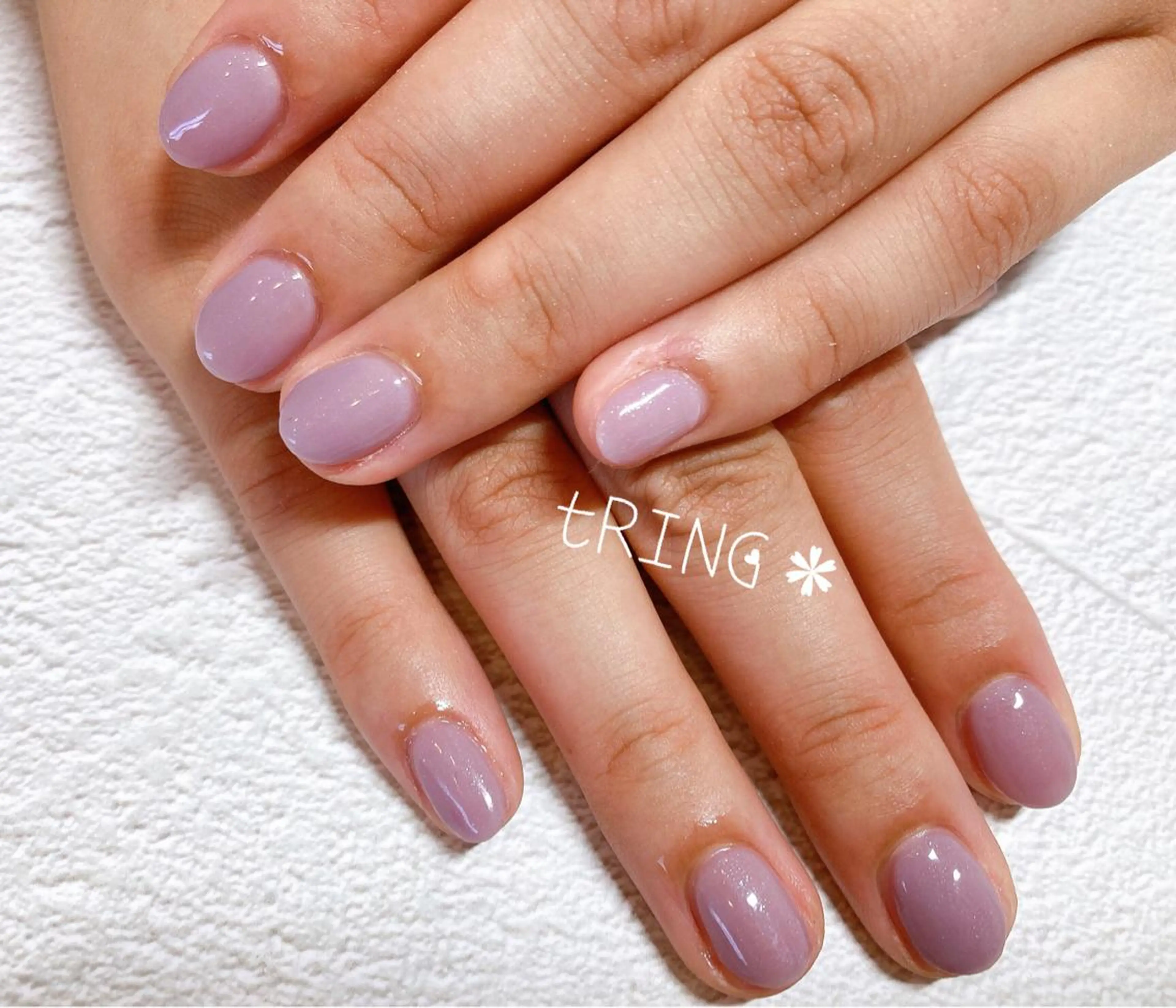 ネイル ハンドネイル tRING＊ しいの木台のネイルデザイン