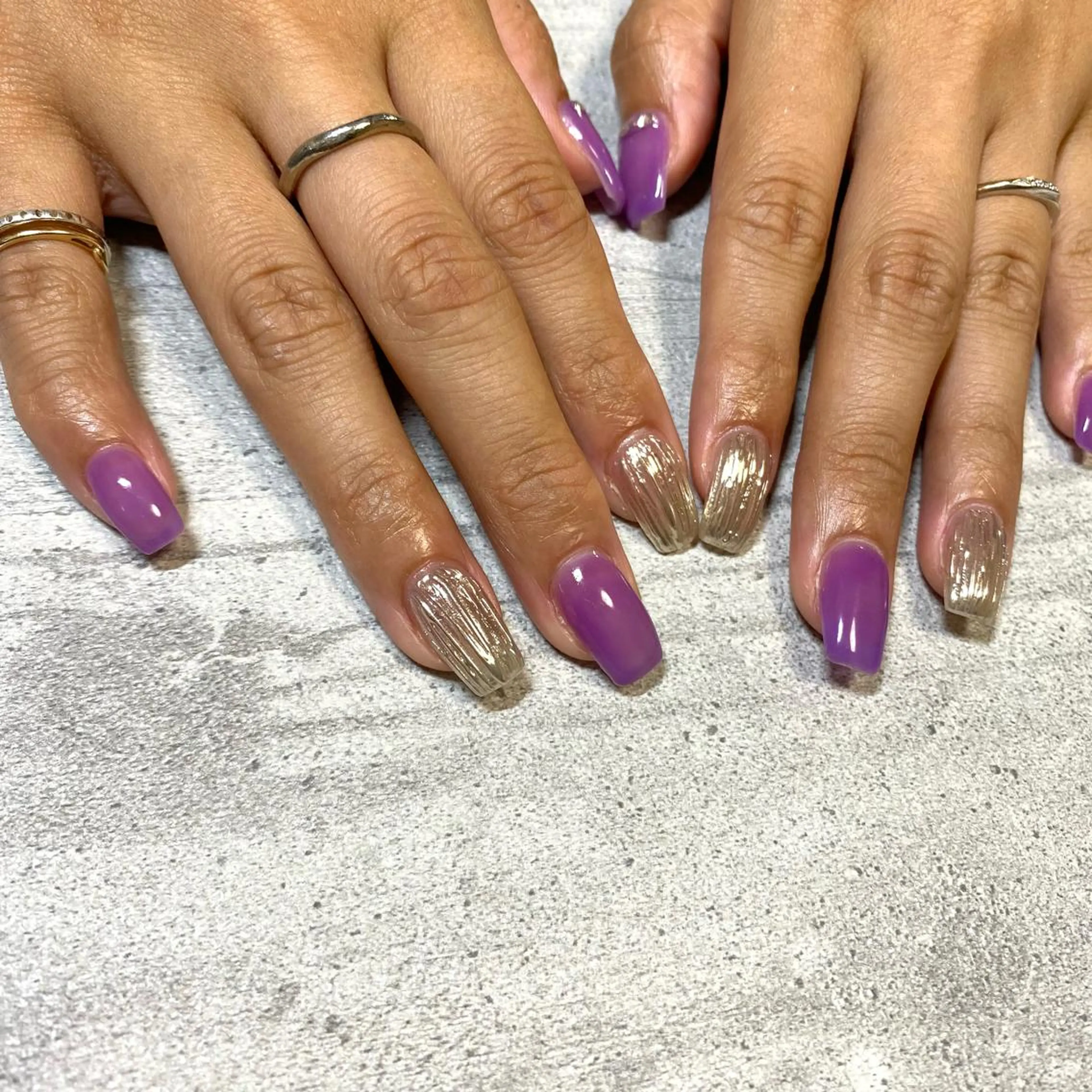 ミディアム カラー パーマ ヘアアレンジ メンズ キッズ ネイル マツエク・マツパ アイブロウ ハンドネイル ハンドケア 今福鶴見ネイル 8(ｴｲﾄ)のネイルデザイン