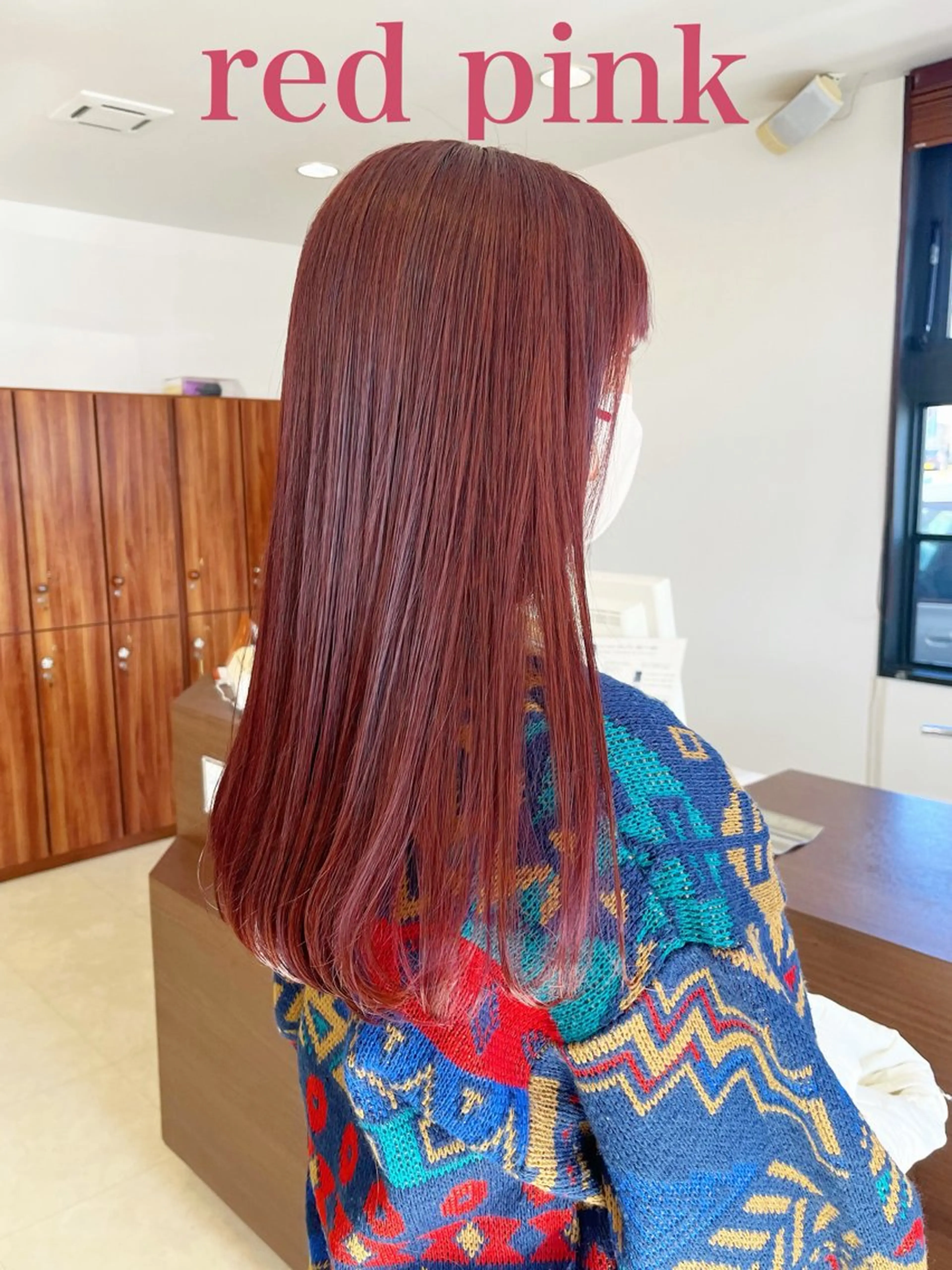 ミディアム カラー ピンクカラー カット ヘアカラー トリートメント カラー∫カット∫ 髪質改善🤍MIKUのヘアスタイル