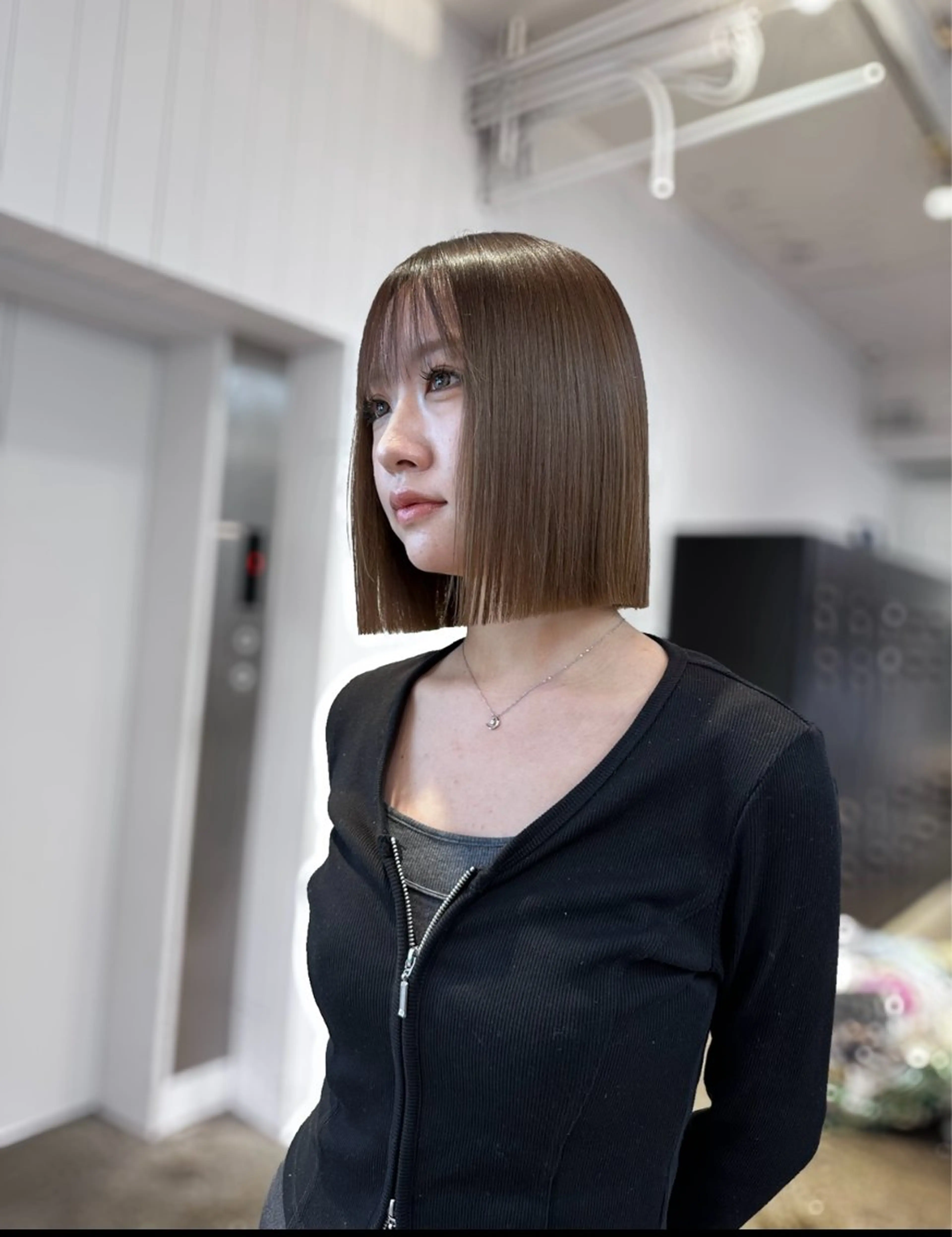 ミディアム レイヤーカット/ MELIKAのヘアスタイル