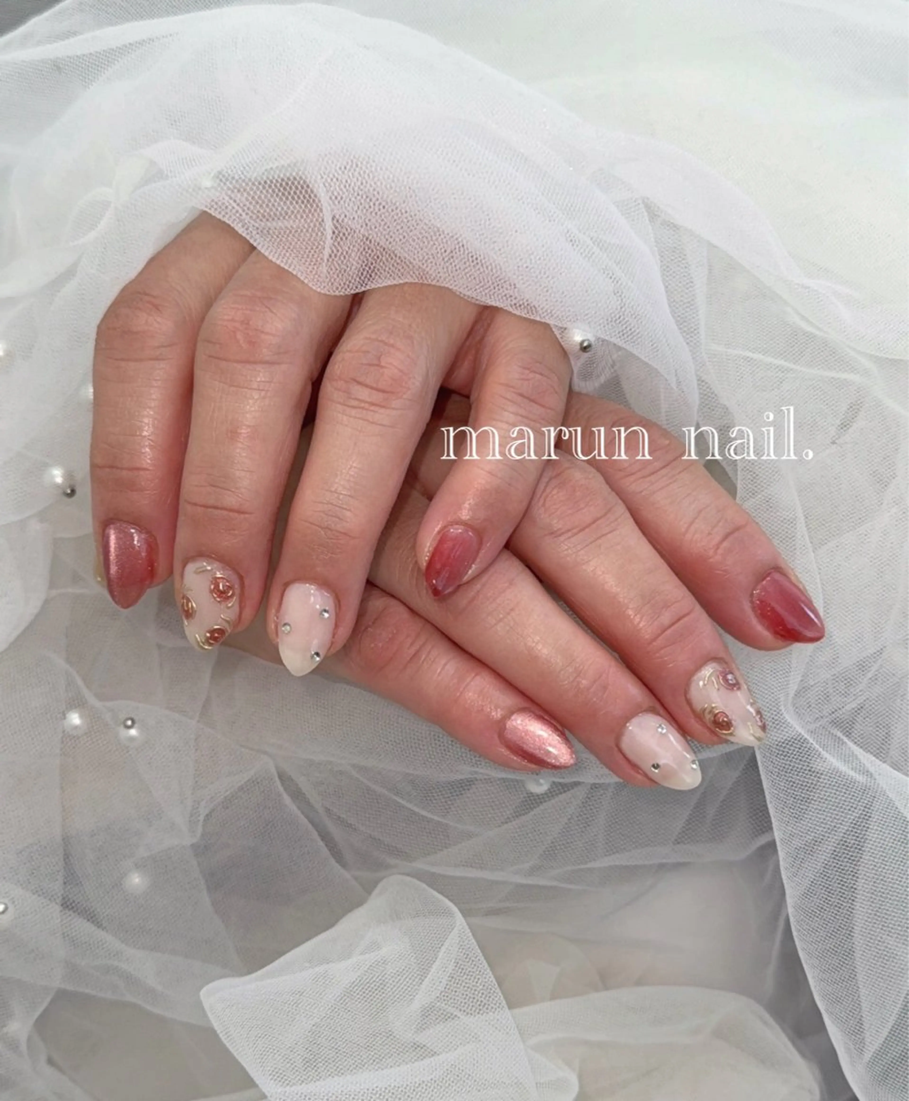 ネイル ハンドネイル marun._ megumi.のネイルデザイン