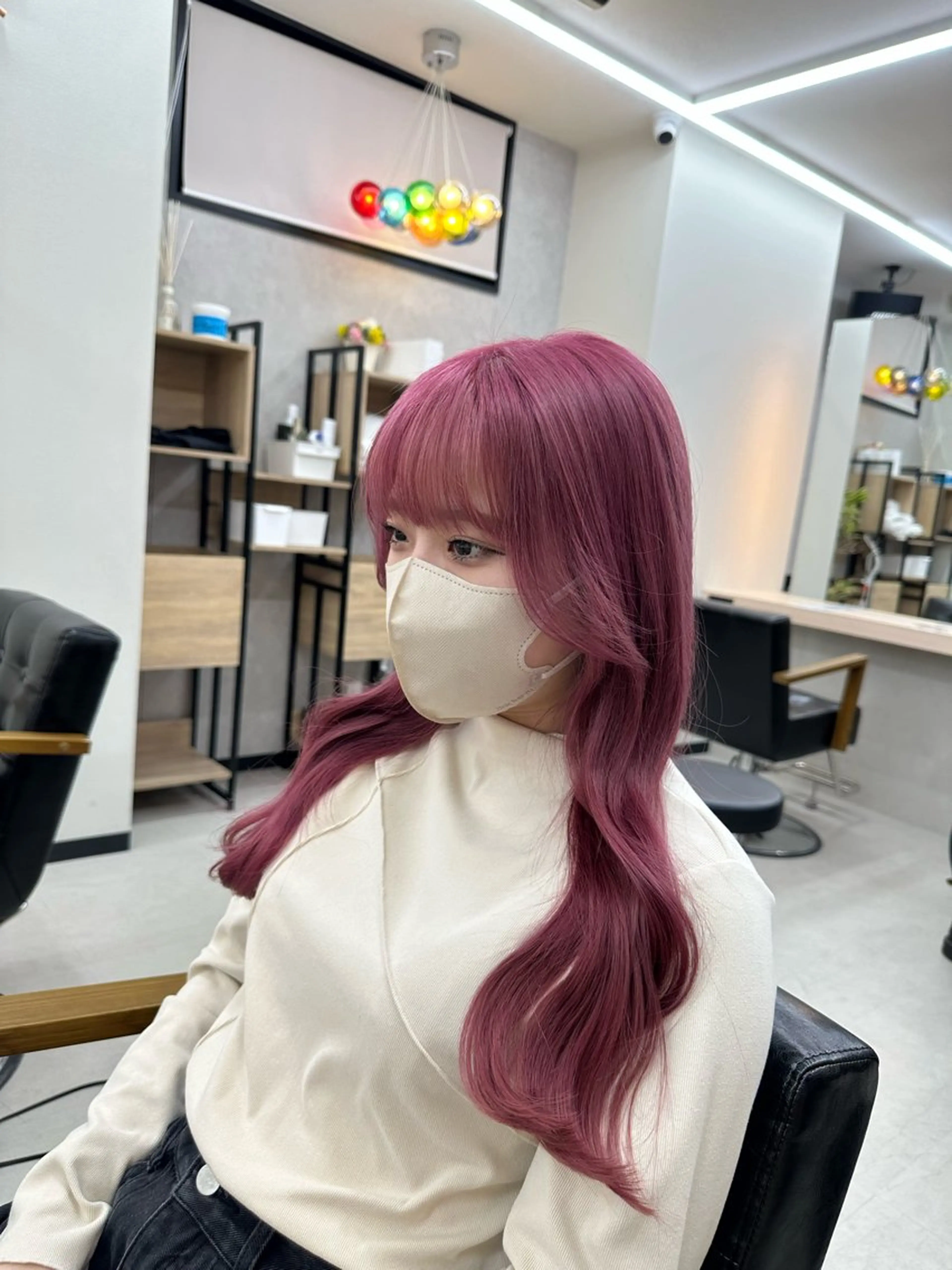 ロング カラー ヘアカラー トリートメント 𝐑𝐲𝐮𝐤𝐢 【店長】ALEAPのヘアスタイル