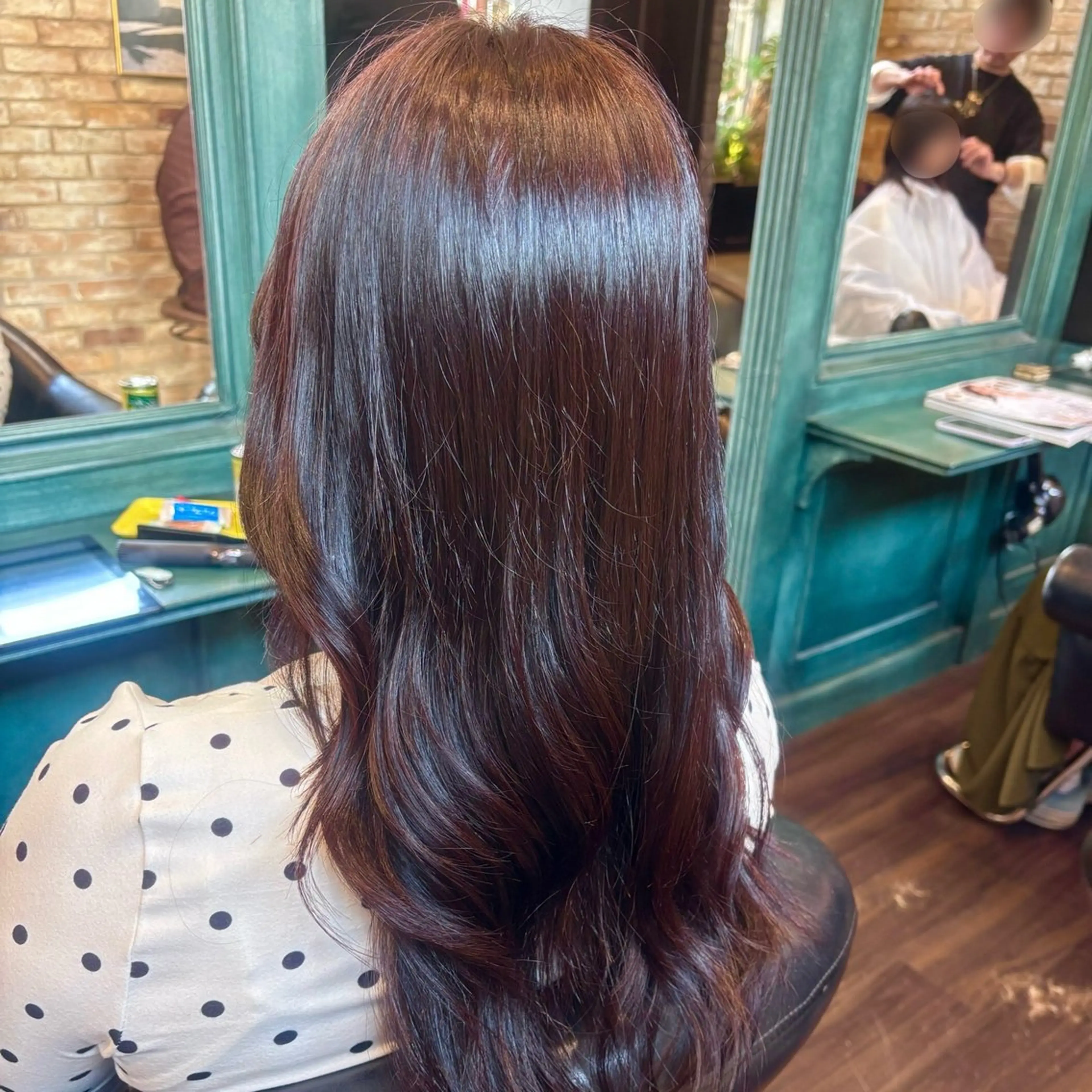 ロング ヘアカラー トリートメント Monan 海老名店 manaのヘアスタイル