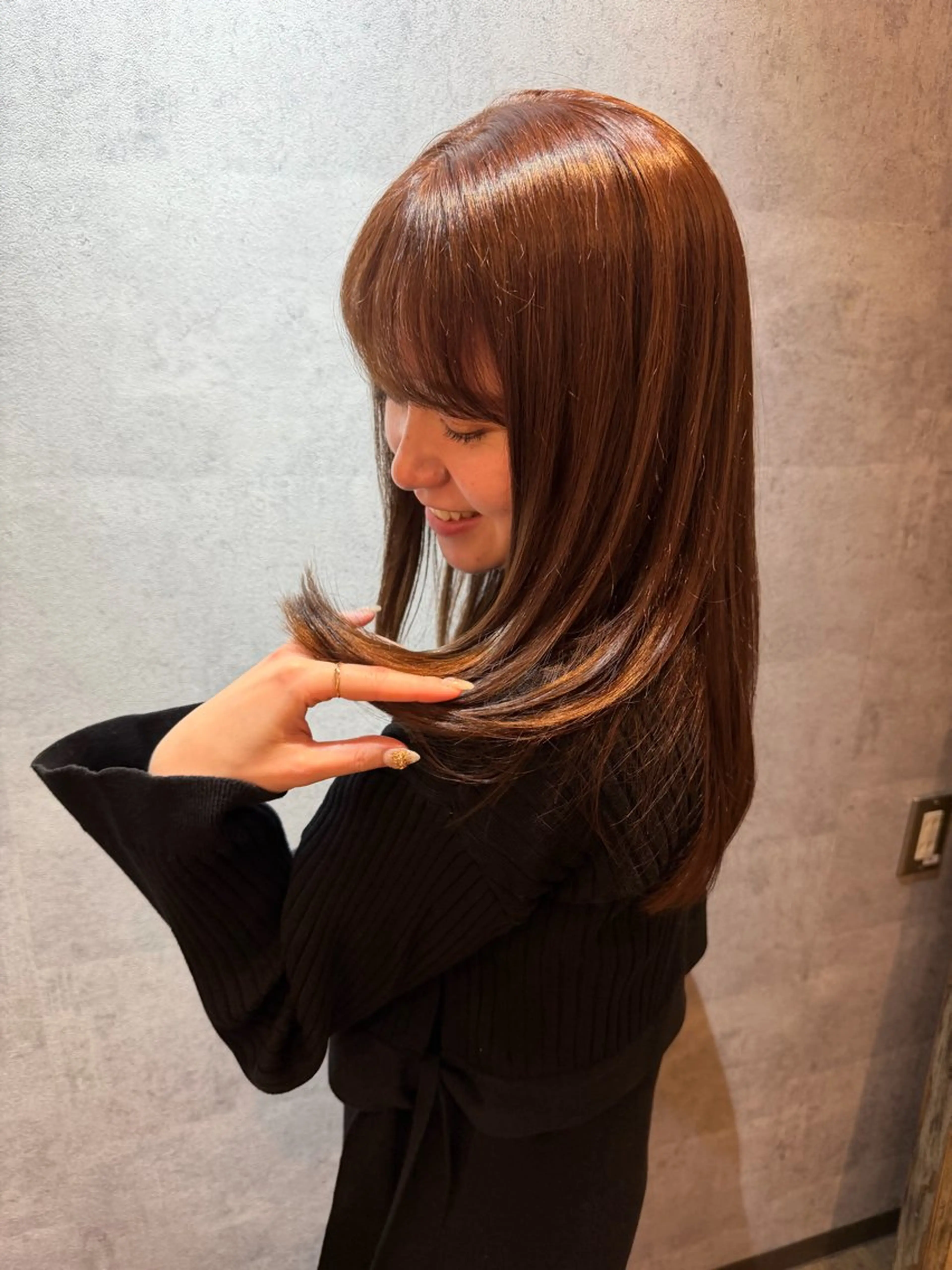 セミロング カラー 撮影モデル 髪質改善特化美容師 白岩　悟のその他イメージ