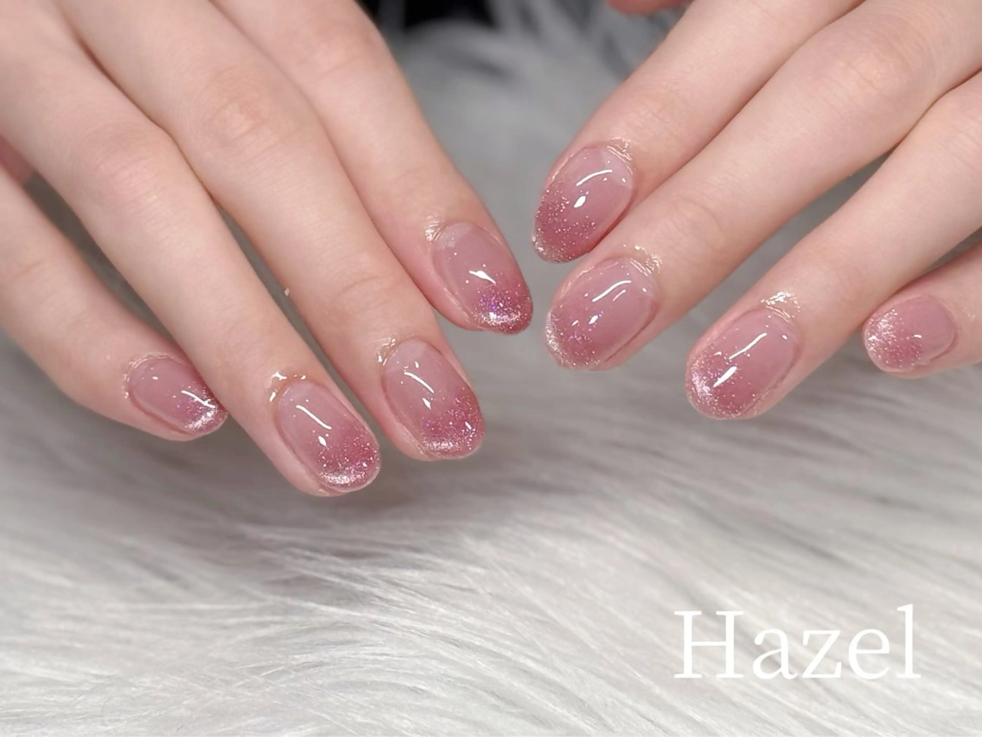 ネイル チークネイル ワンホンネイル ♡Hazel 吉祥寺♡のネイルデザイン