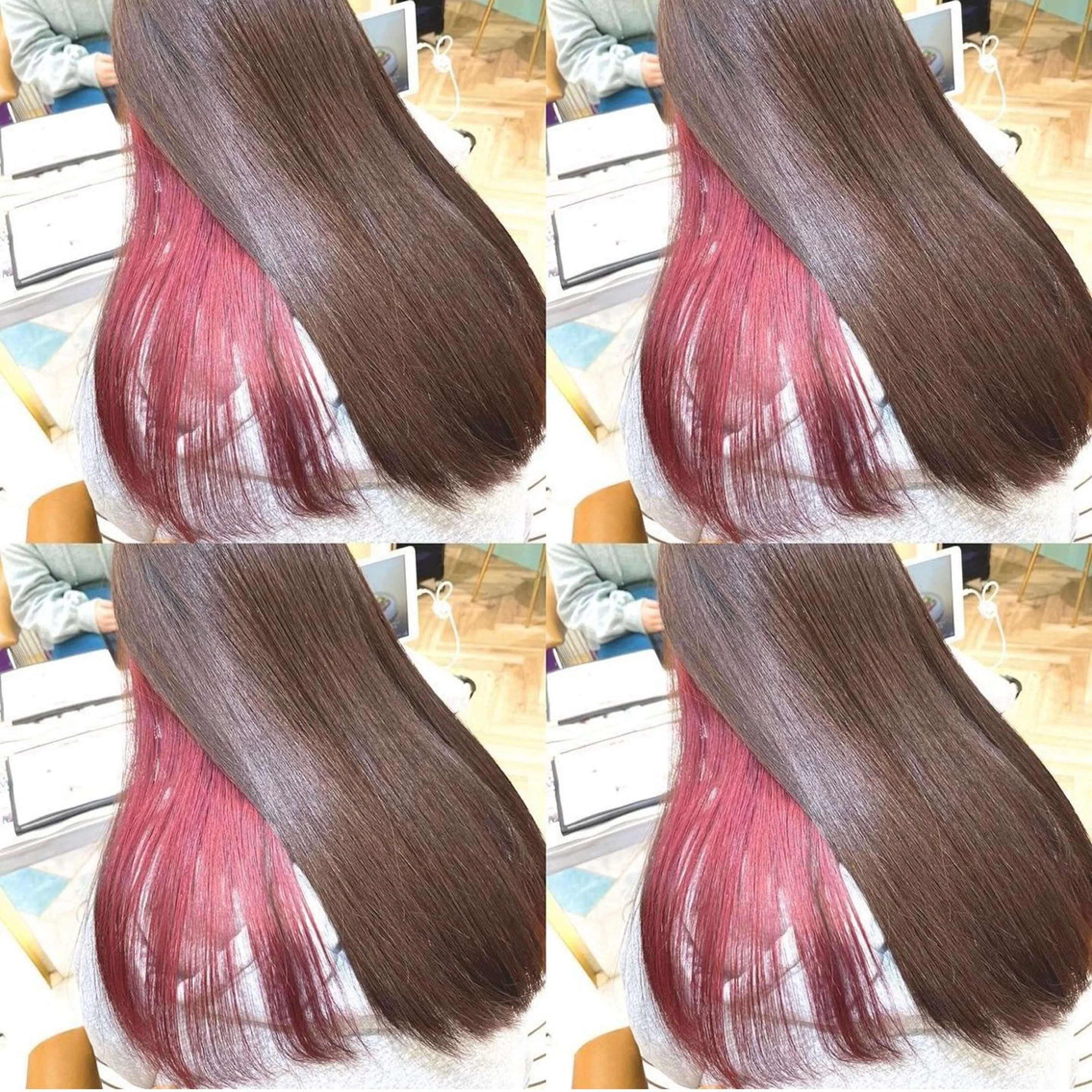 セミロング カラー 髪質改善/縮毛矯正/ 韓国ヘア/矢野のヘアスタイル