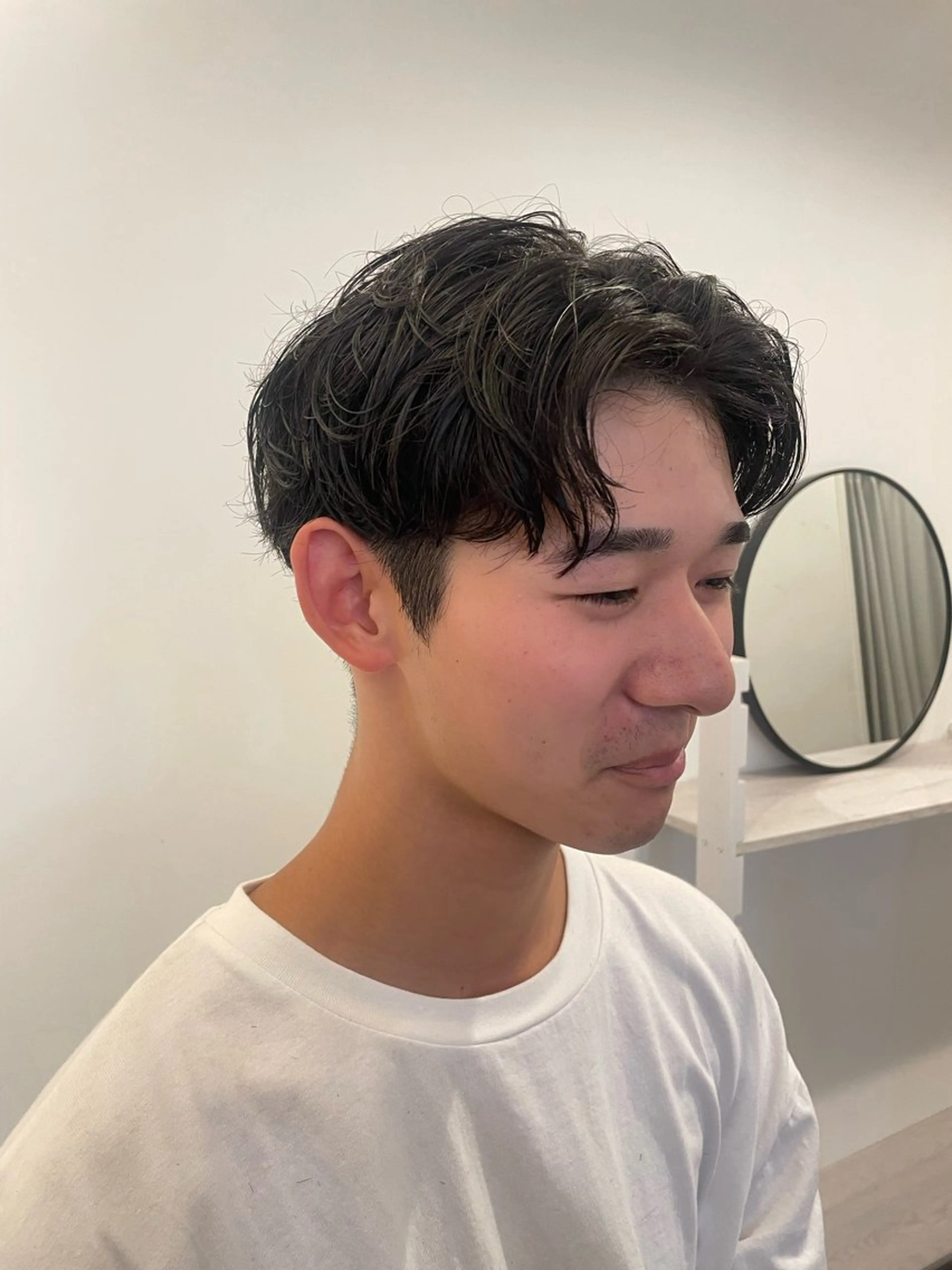 ショート メンズ カット パーマ MATSURI BASE.AWAJIのヘアスタイル