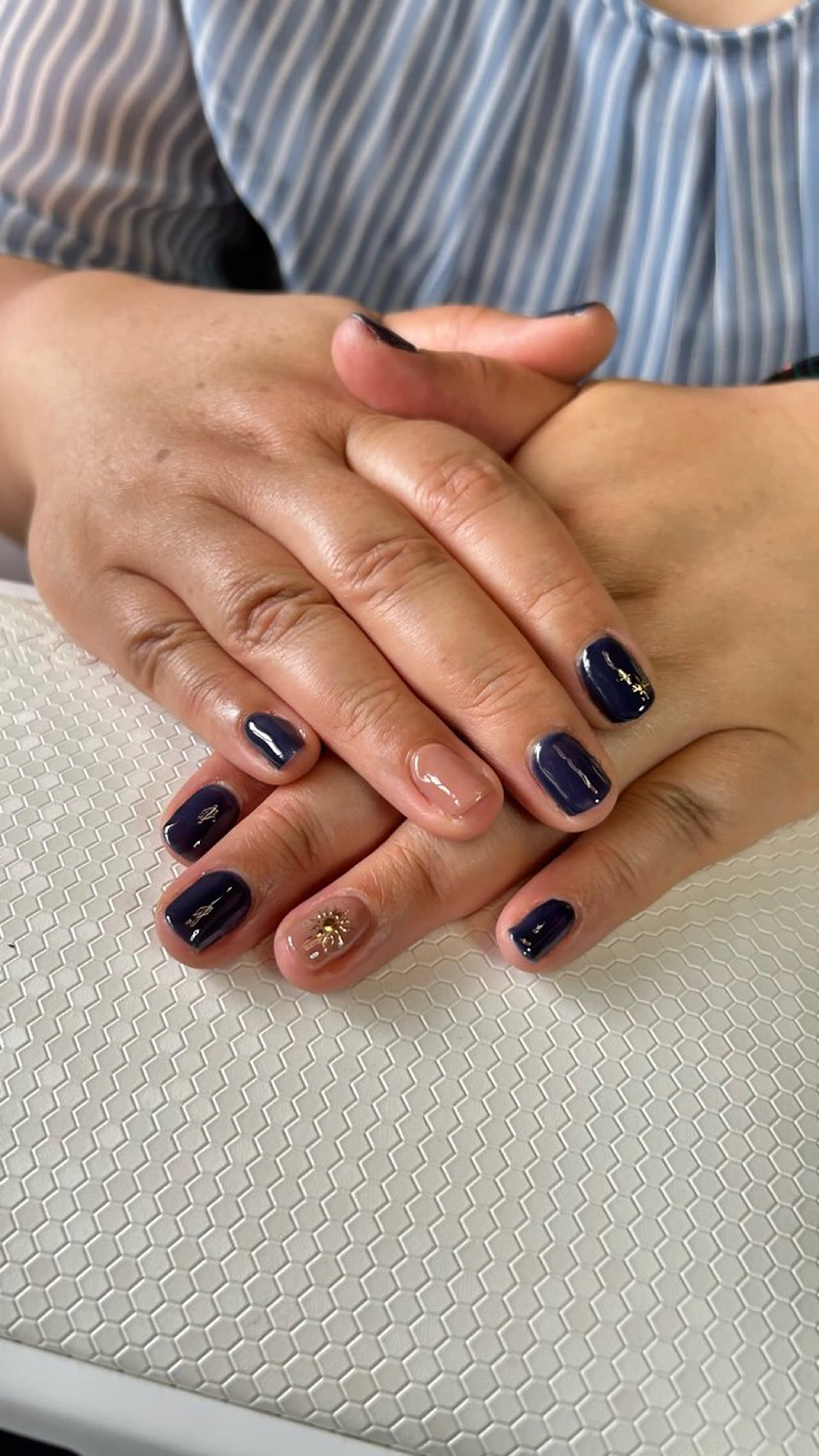 ネイル ネイビー モニターさん募集中 💅AIKOのネイルデザイン