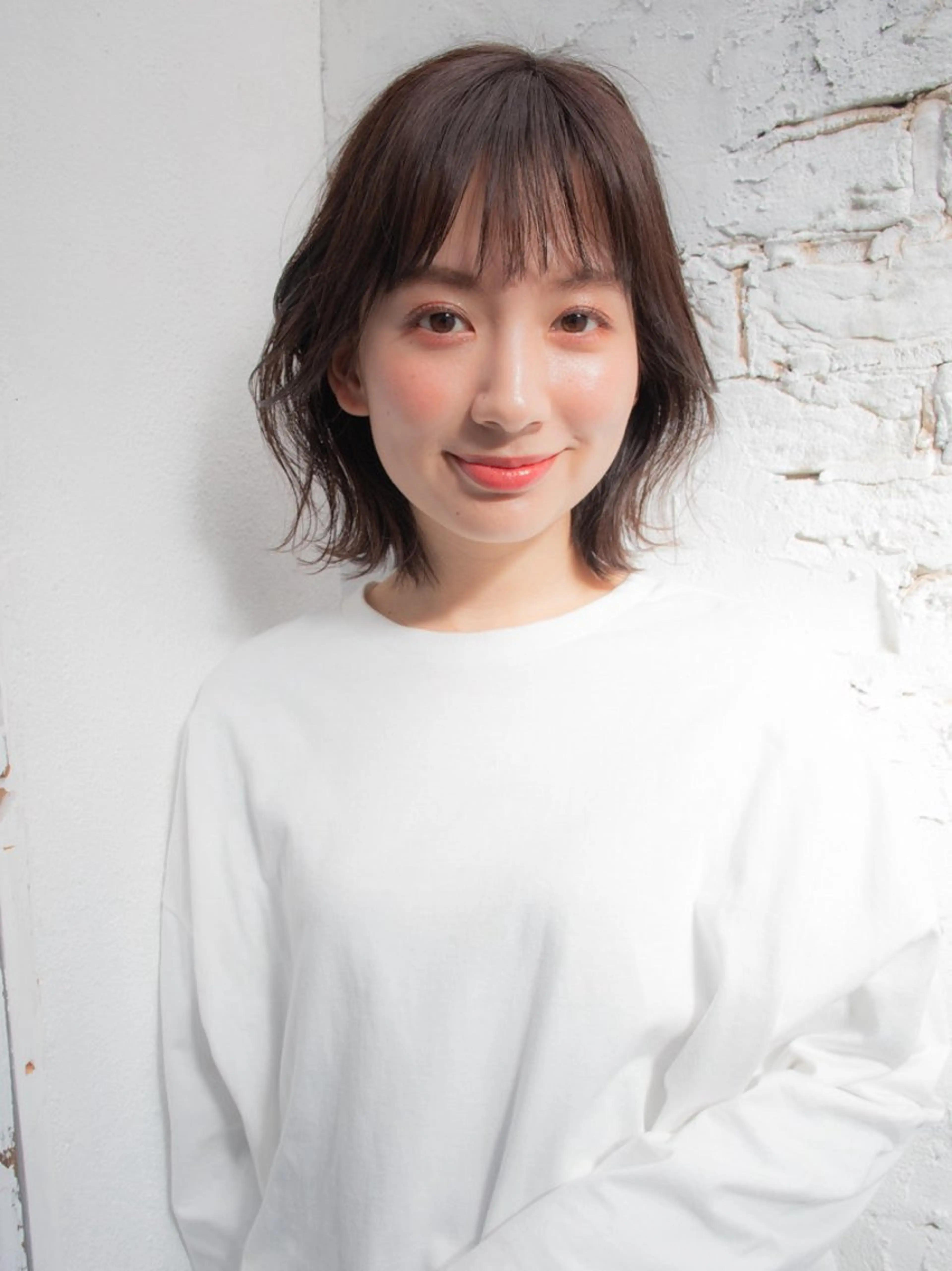 ミディアム 星 美有のヘアスタイル