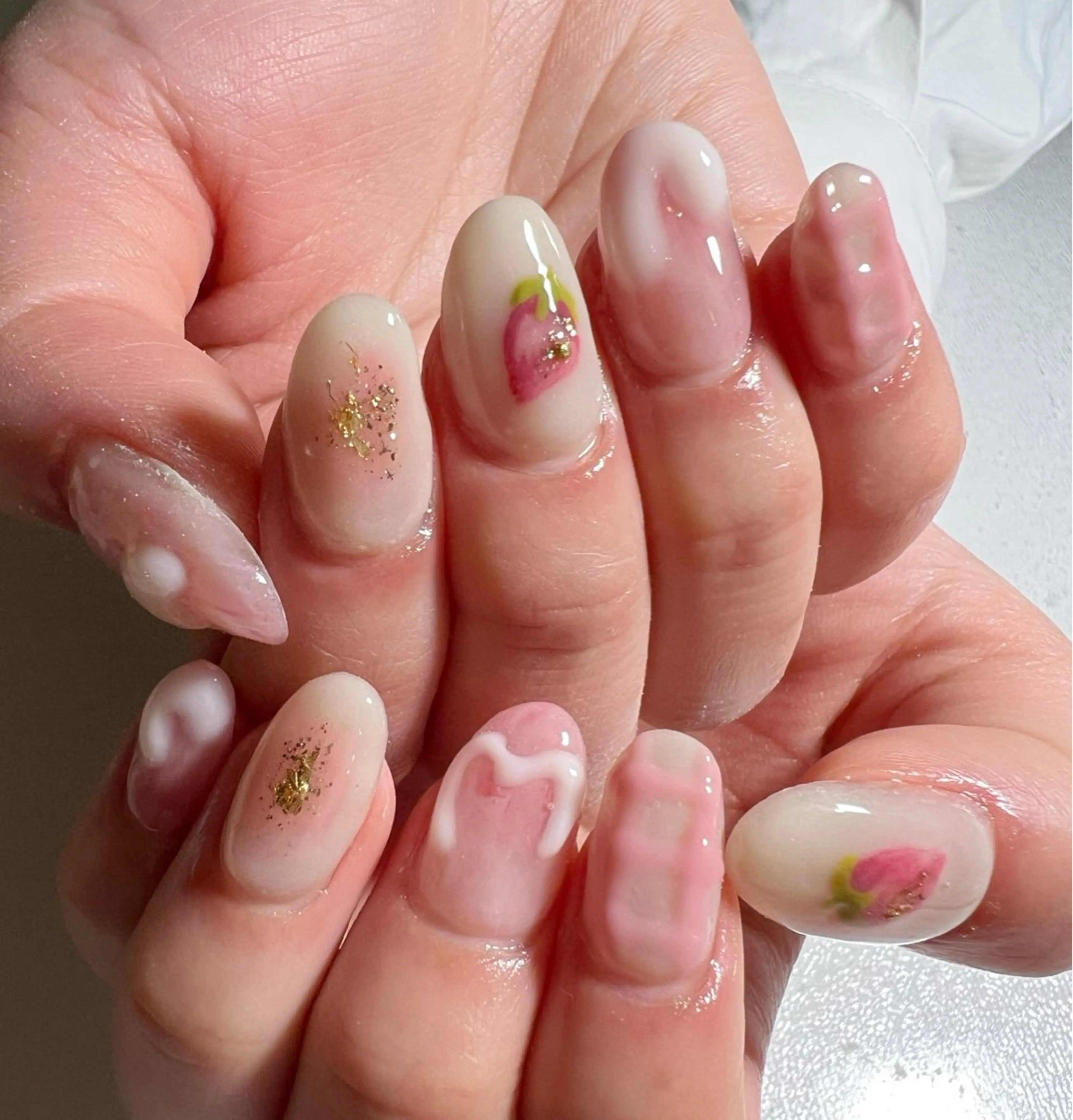 ネイル 春ネイル ハンドネイル private salon mieのネイルデザイン