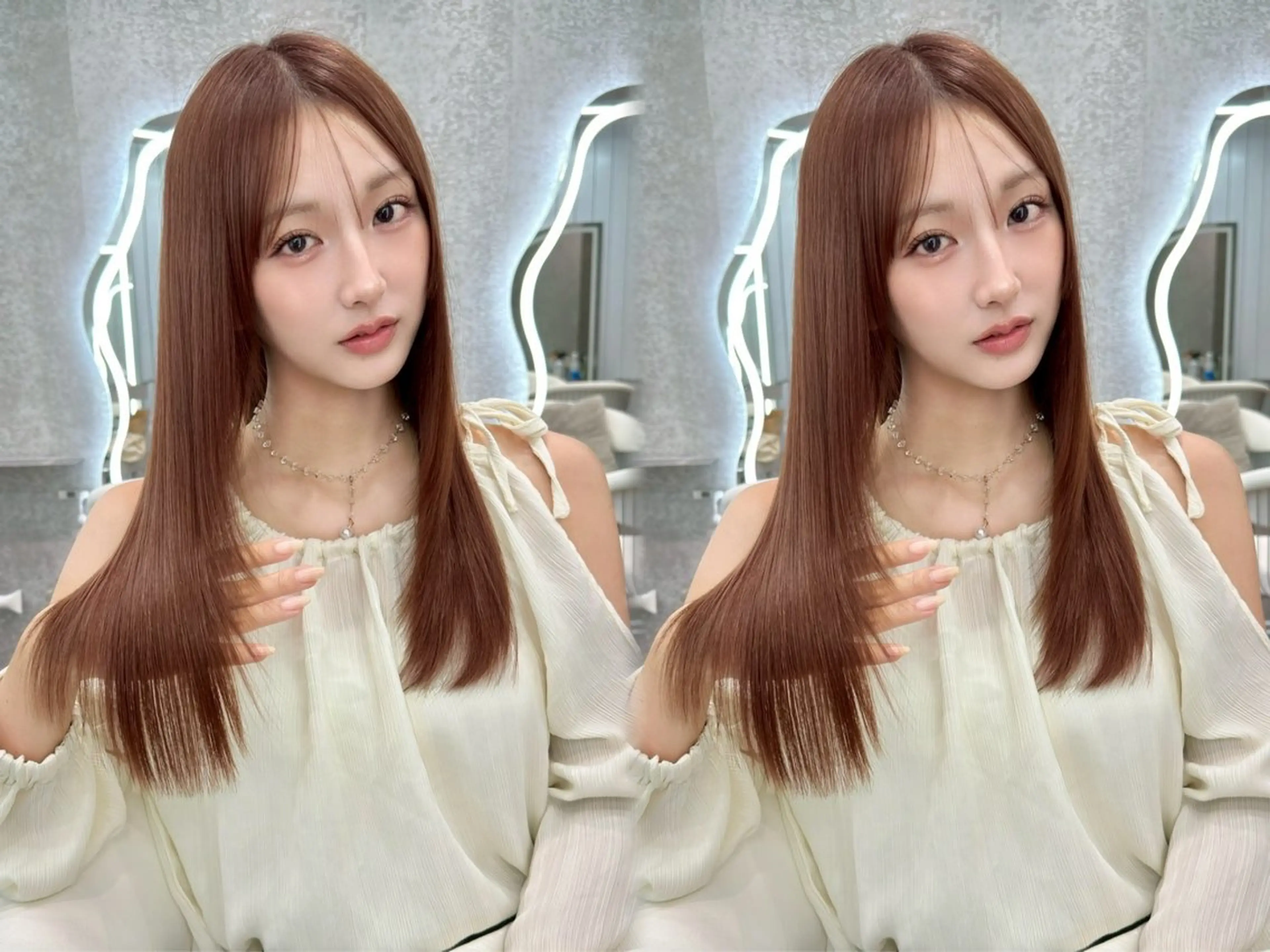 ロング 髪質改善 美髪縮毛矯正/ 透明感カラー吉田光佑のヘアスタイル