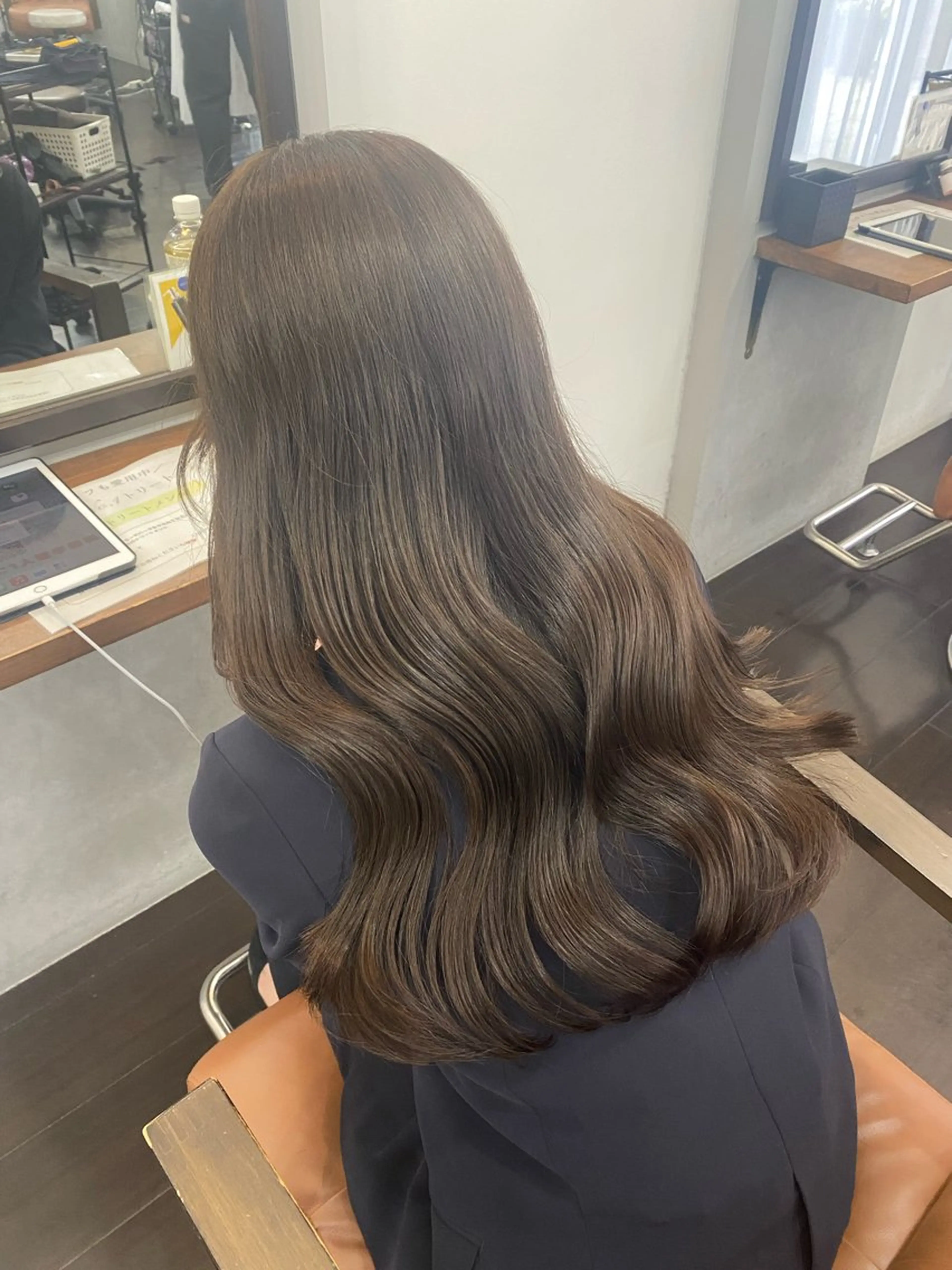 <🎫《最先端》予防美容＆艶髪育成🎫>髪質改善カラー＋髪質改善ＴＲ＆電流ヘッドスパ ※ロング料金× ※カット×の写真