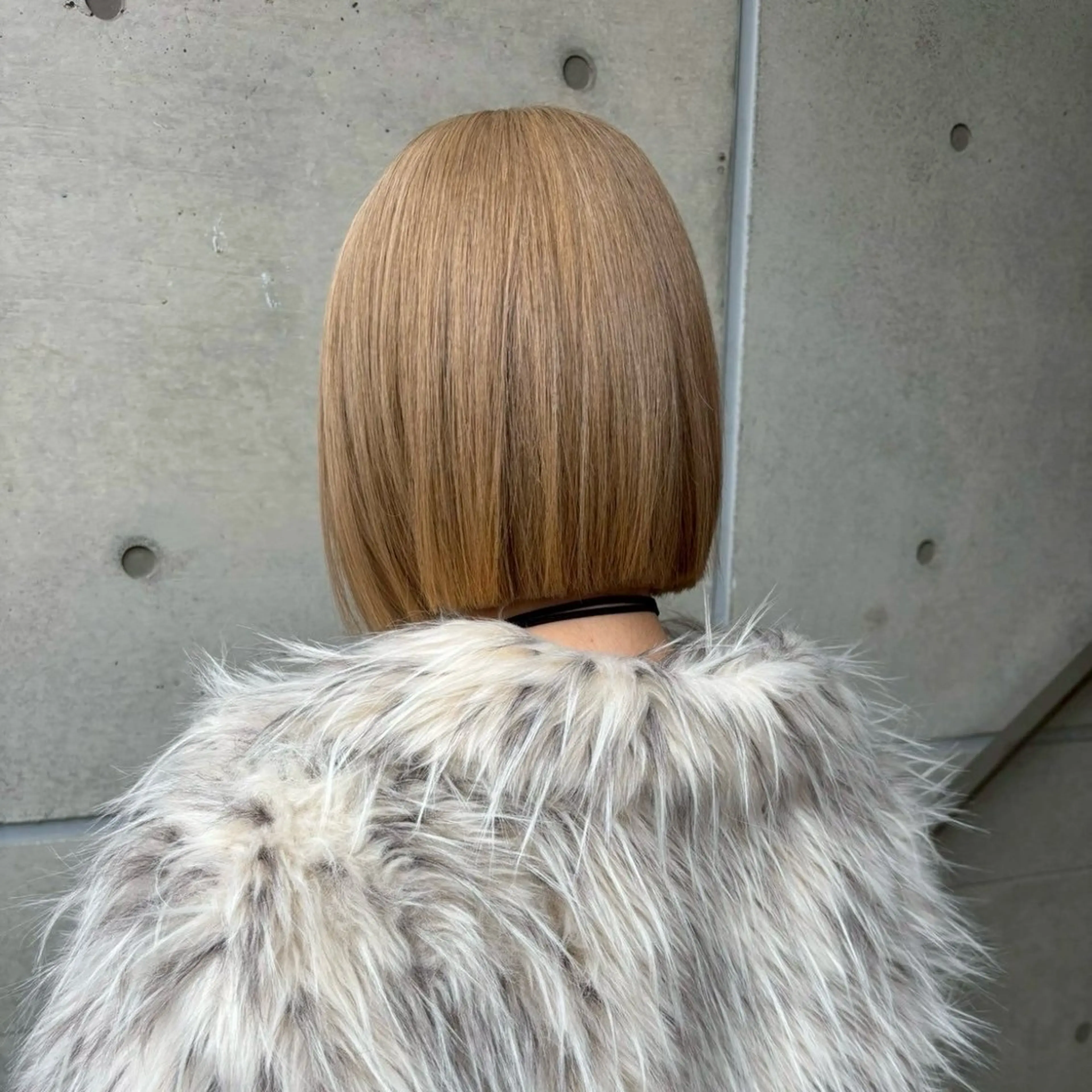 ミディアム カラー 切りっぱなしボブ ボブレイヤー アッシュ アッシュブラウン ベージュカラー ボブ/髪質改善 jionのヘアスタイル