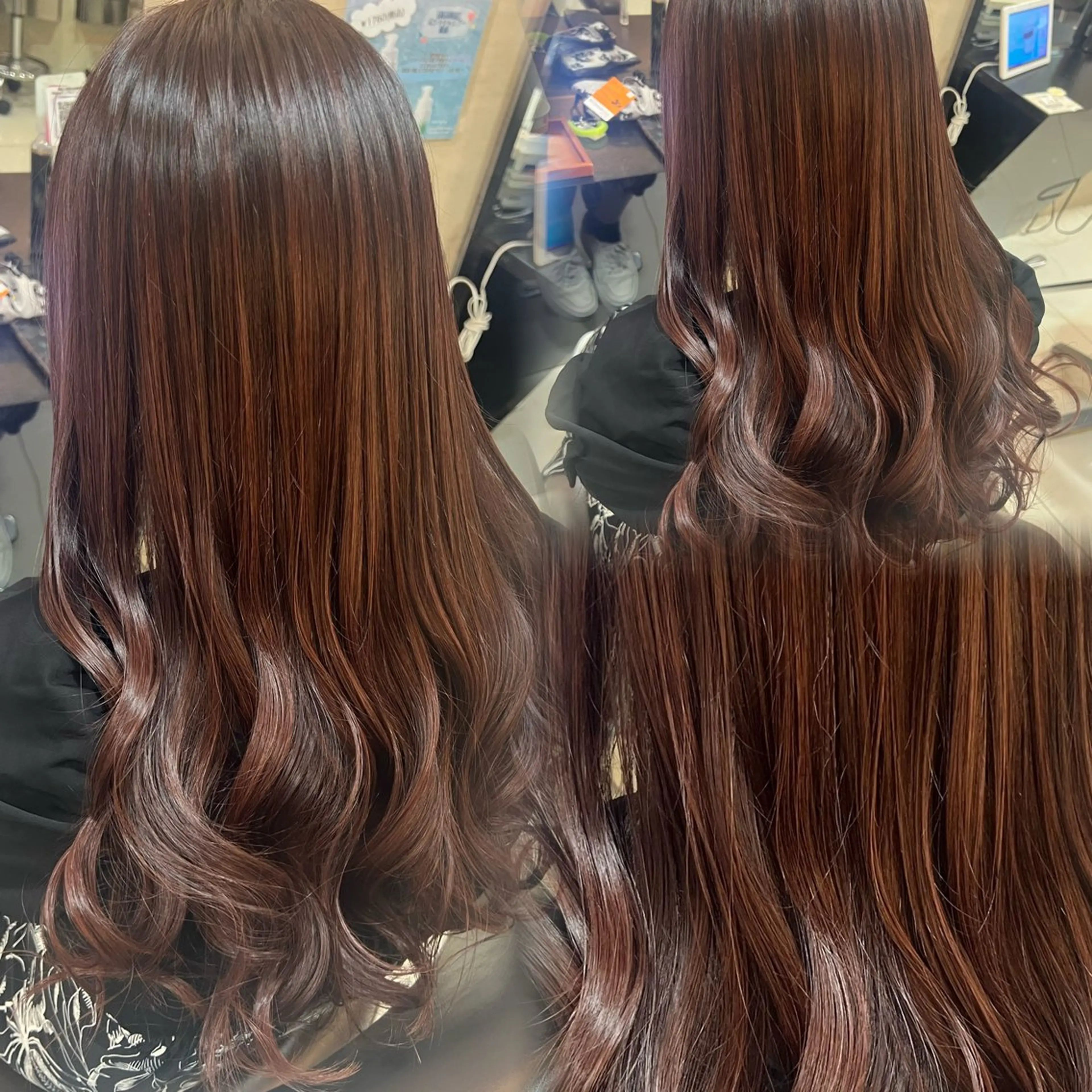 ロング カラー エクステ＆艶カラー 🎀YURINA🎀のヘアスタイル