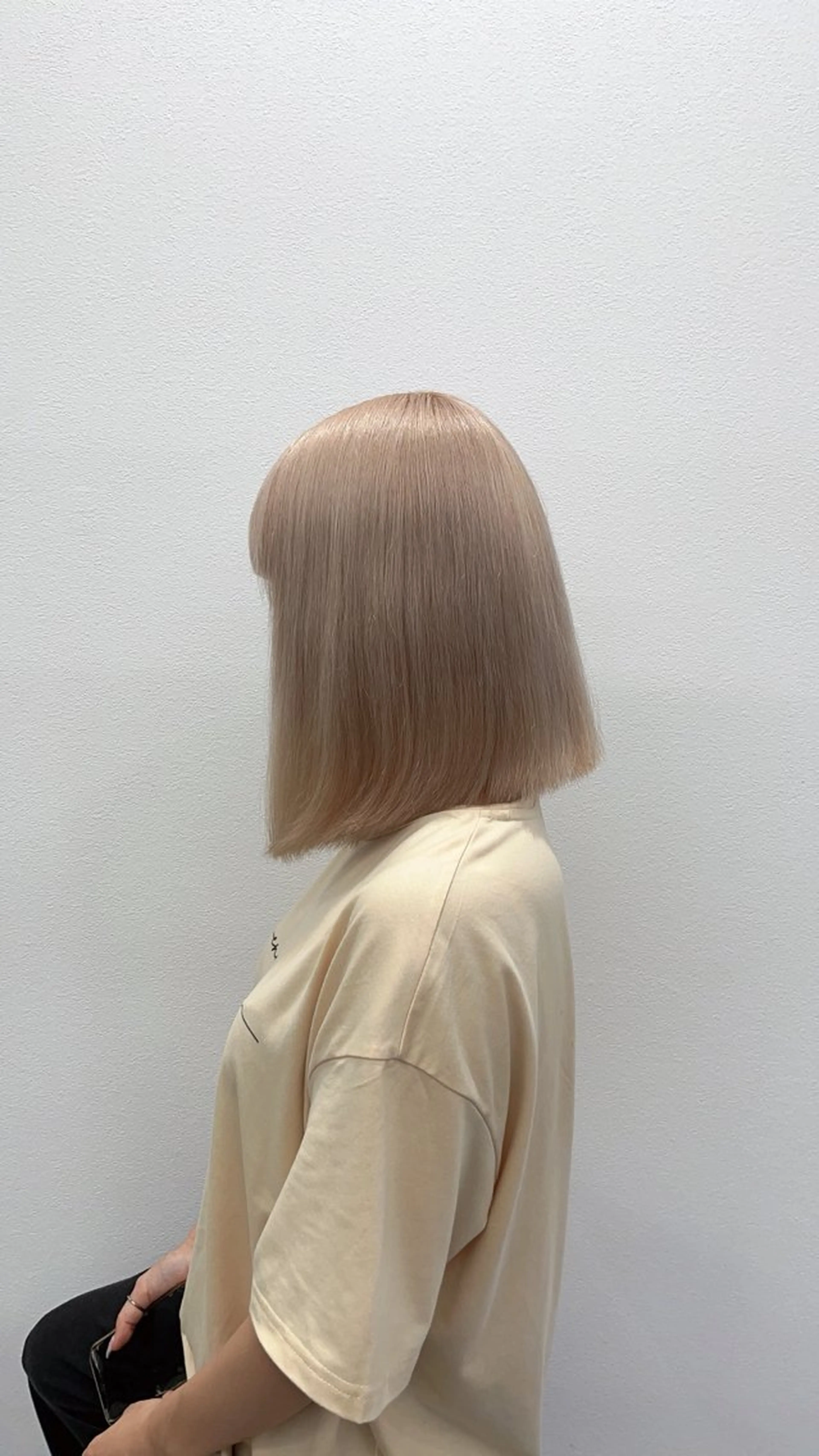 ショート カラー ヘアアレンジ 渋谷のブリーチカラー シェフ🧑‍🍳蓮のヘアスタイル