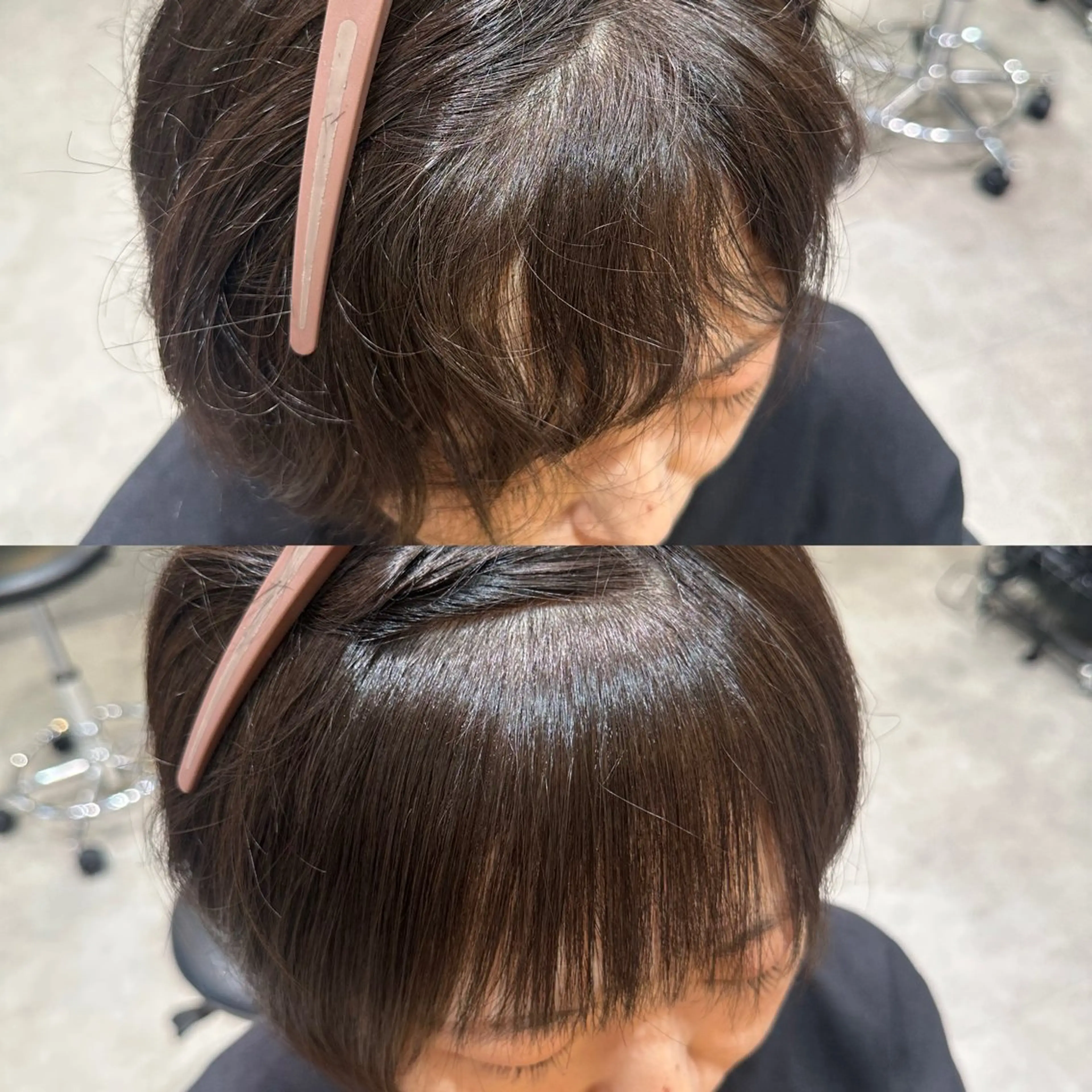 朝ラク✨️【汗にも雨にも負けない🔥】前髪縮毛矯正➕韓国風カット➕トリートメント✨️【ショート･ウルフ･レイヤーカット】の写真