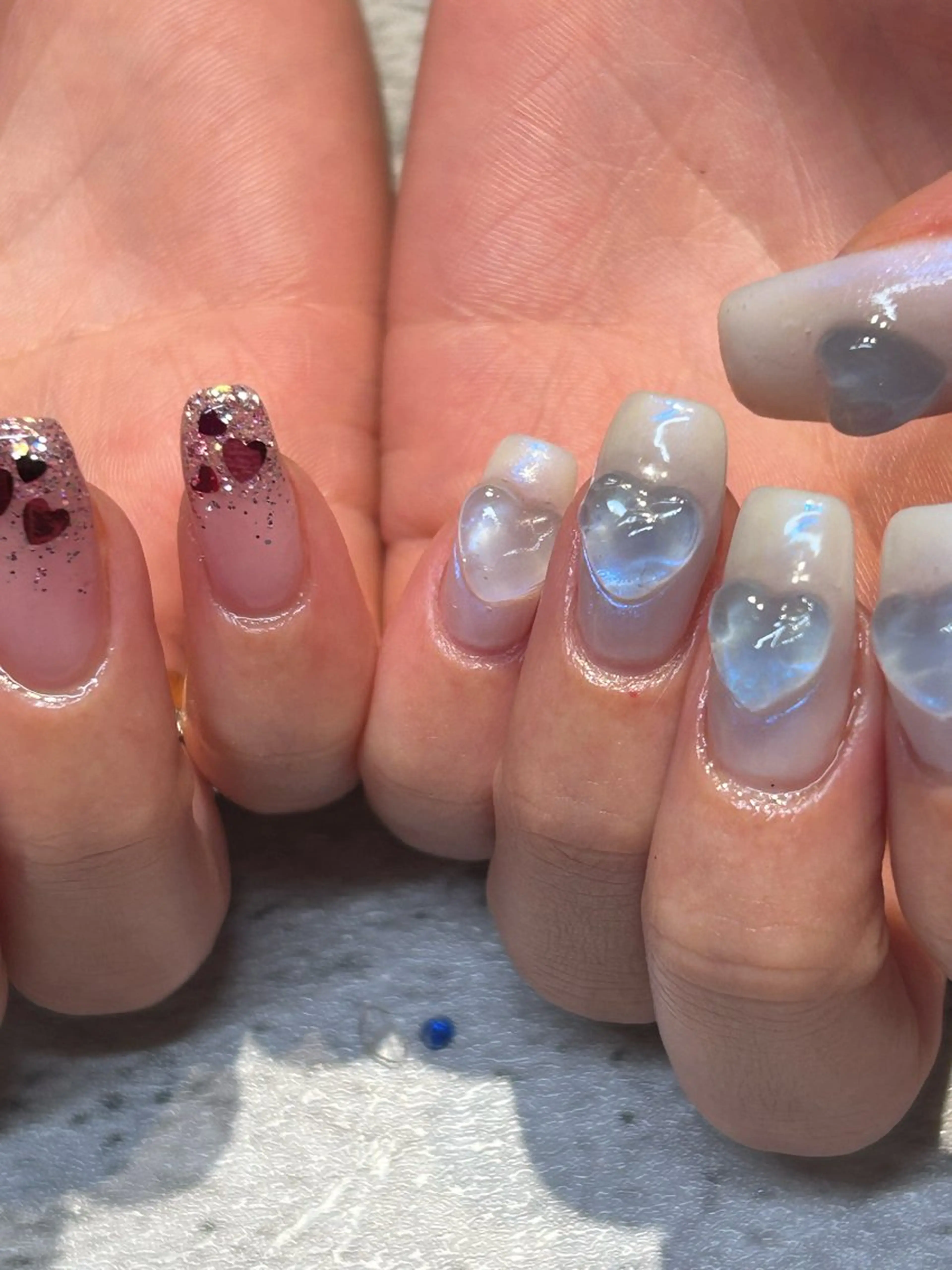 ネイル アートネイル mellow:ｸﾙﾐ ﹡˖˟༝🎀˖˟ ༝のネイルデザイン